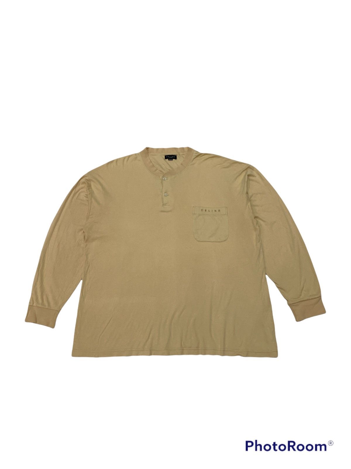 Celine × Vintage VINTAGE CELINE SINGLE POCKET LONG SLEEVES SHIRT Size US L / EU 52-54 / 3 - 1 Thumbnail
