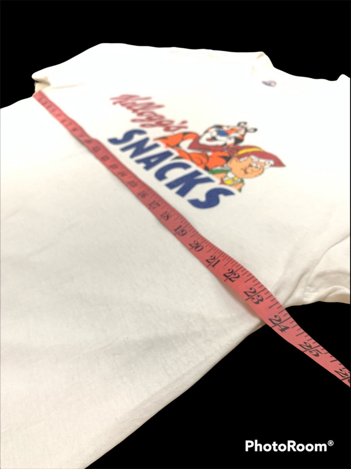 Vintage KELLOG'S SNACKS PROMO TEE SHIRT Size US XL / EU 56 / 4 - 4 Thumbnail