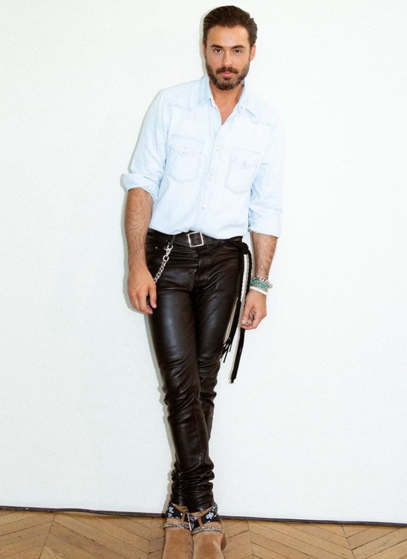 Amiri 4000$ Amiri Leather pants size 30 Size US 30 / EU 46 - 16 Thumbnail
