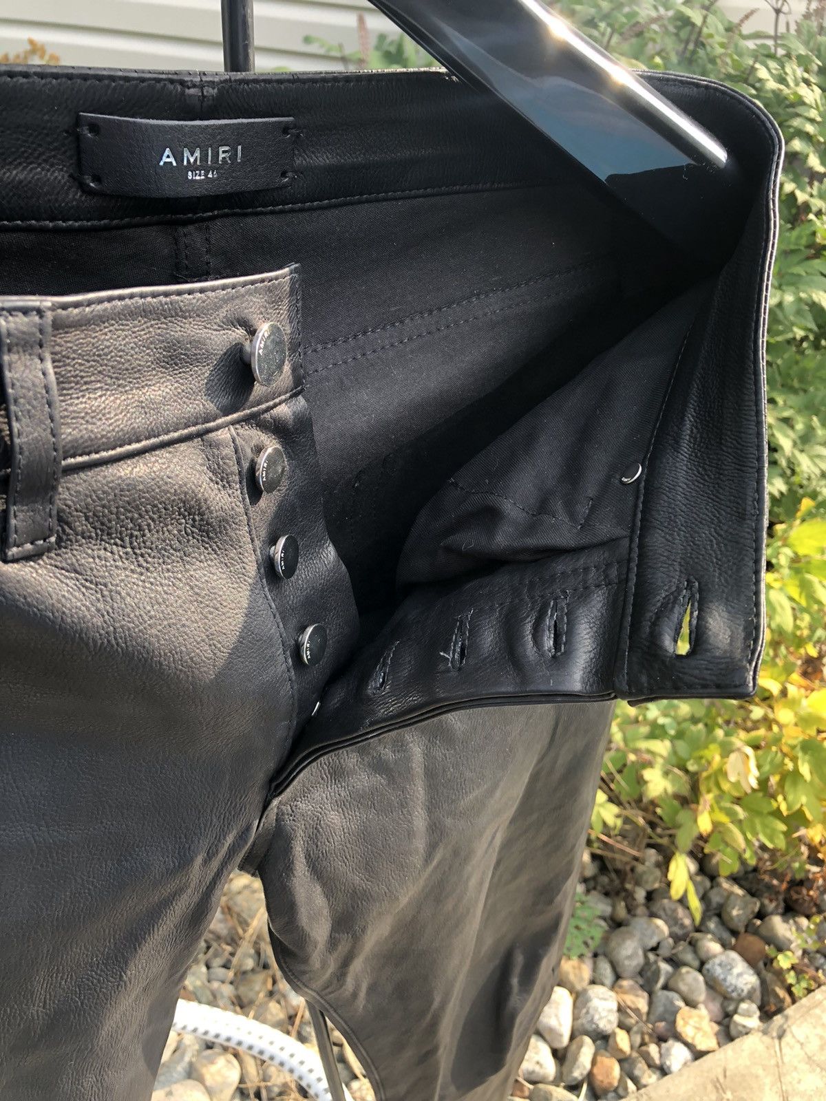 Amiri 4000$ Amiri Leather pants size 30 Size US 30 / EU 46 - 5 Thumbnail