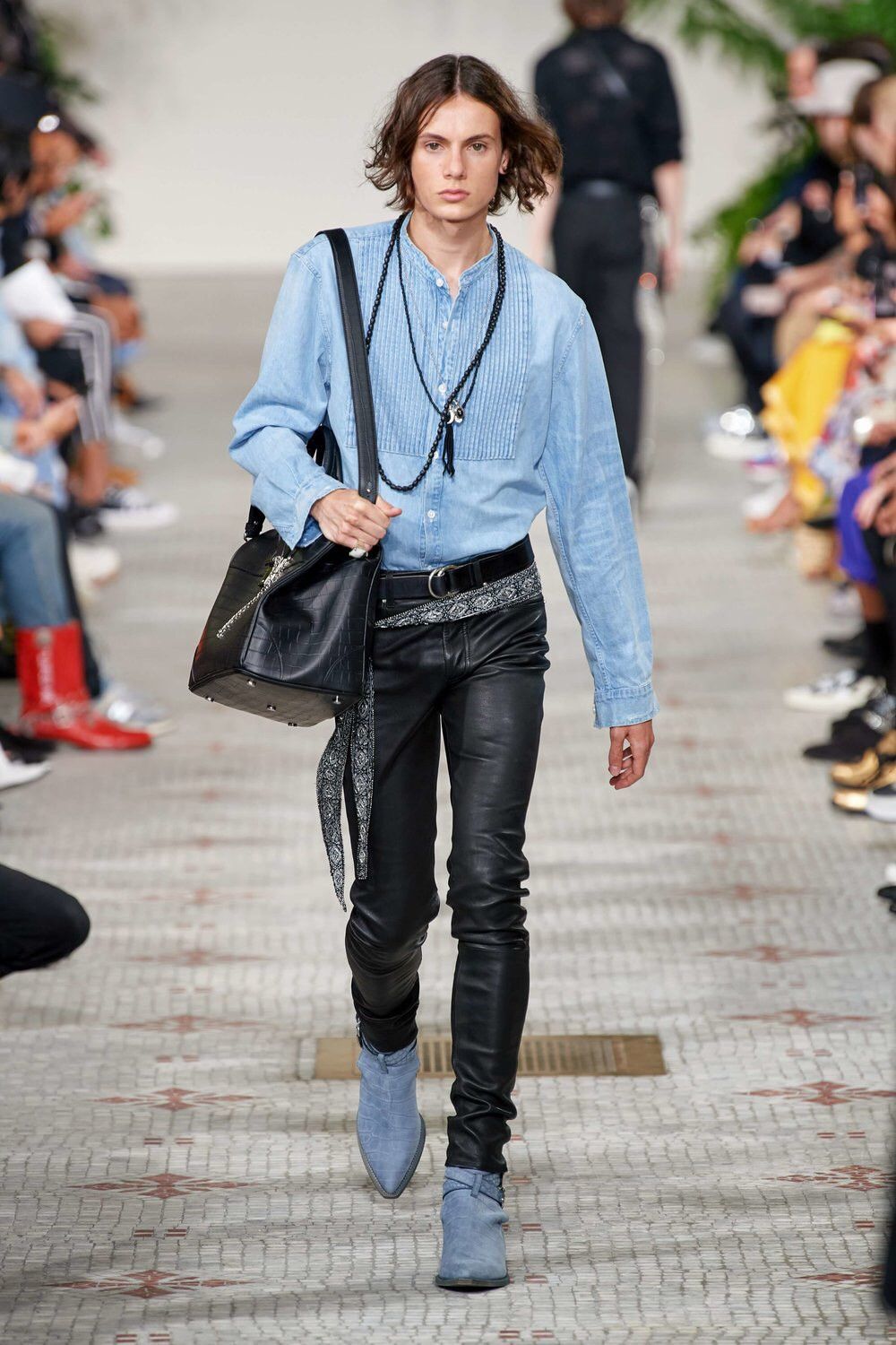 Amiri 4000$ Amiri Leather pants size 30 Size US 30 / EU 46 - 18 Thumbnail