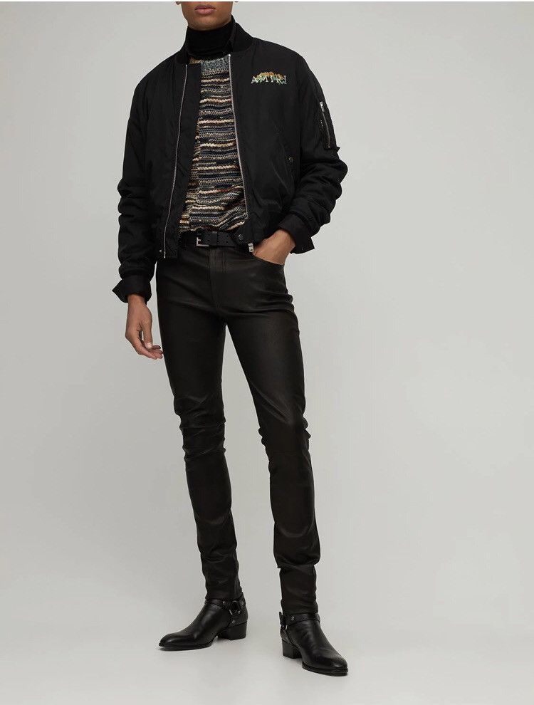 Amiri 4000$ Amiri Leather pants size 30 Size US 30 / EU 46 - 19 Thumbnail