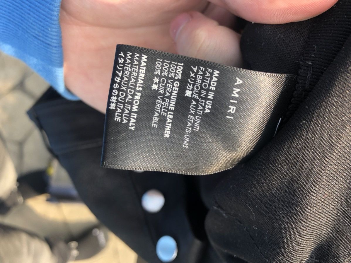 Amiri 4000$ Amiri Leather pants size 30 Size US 30 / EU 46 - 10 Thumbnail
