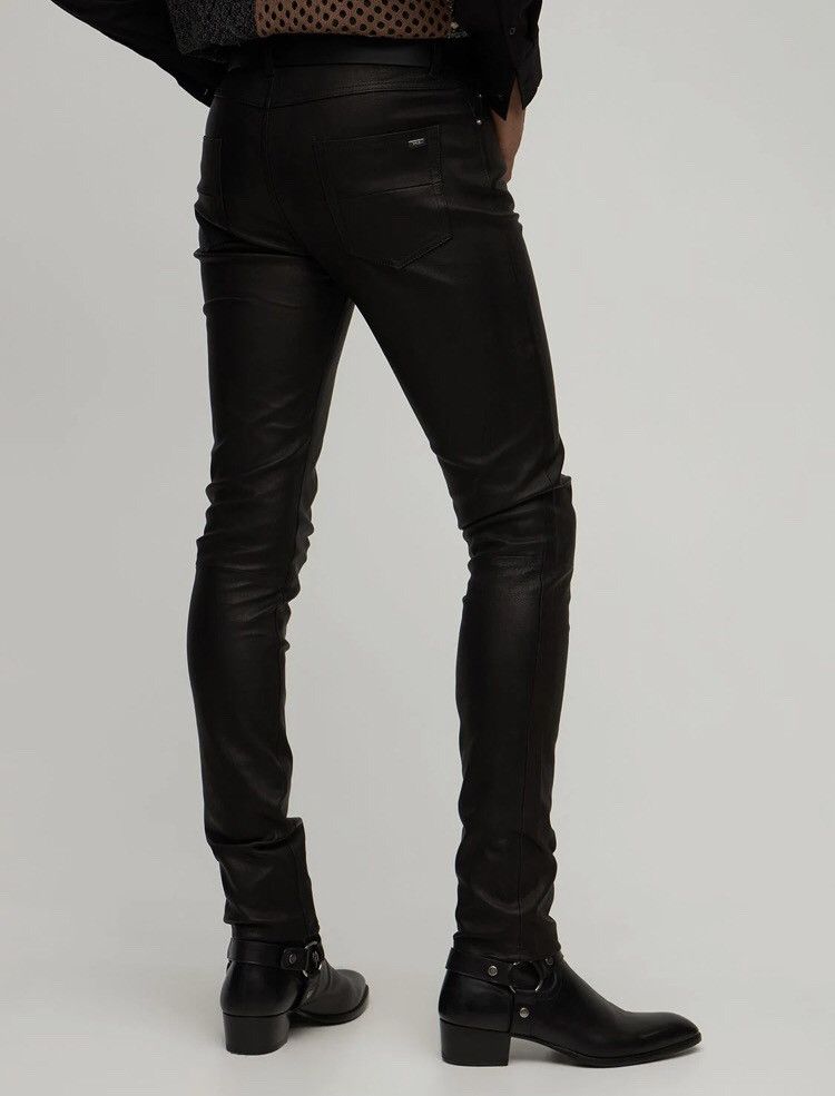 Amiri 4000$ Amiri Leather pants size 30 Size US 30 / EU 46 - 20 Thumbnail