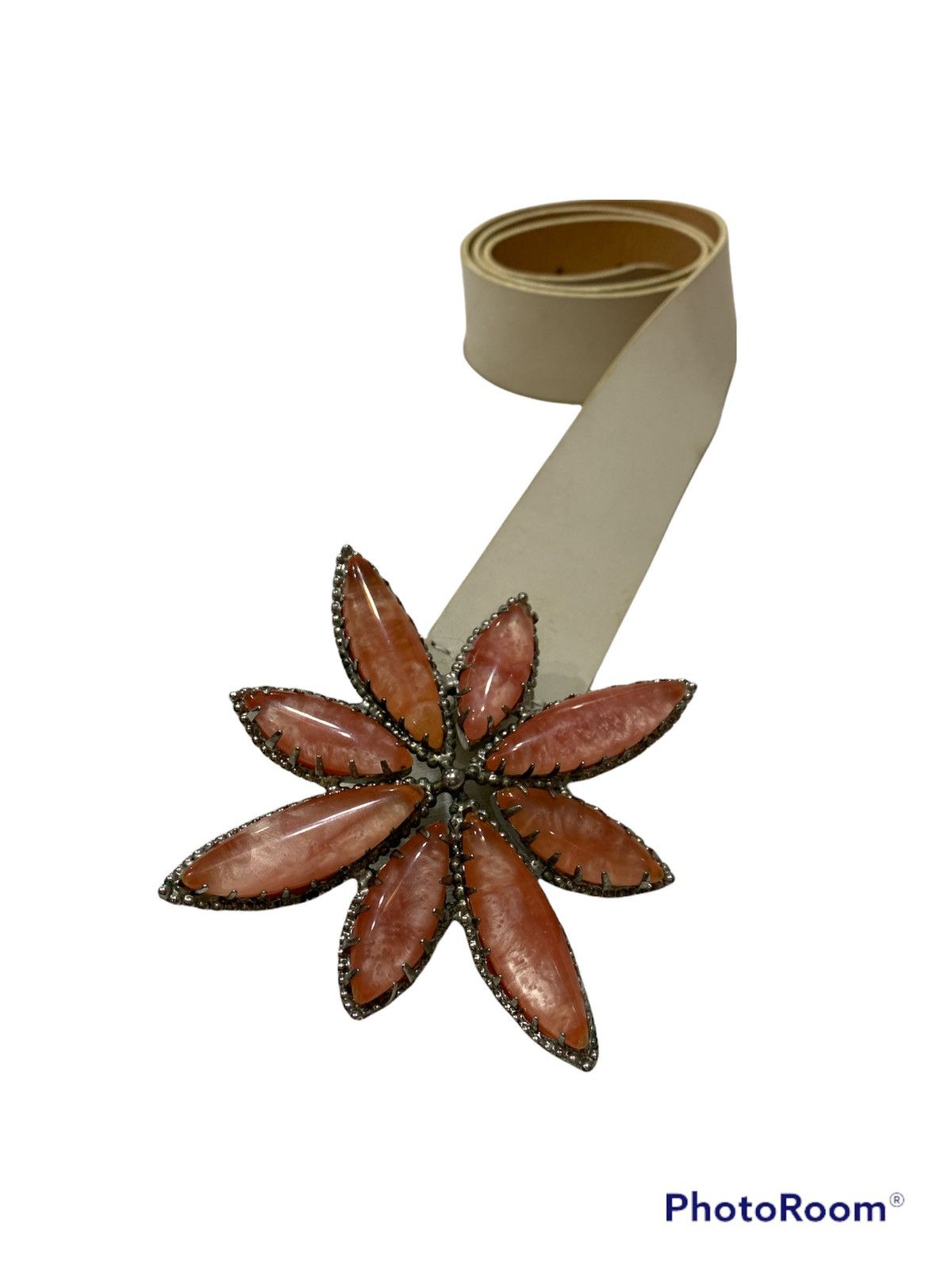 Orciani ORCIANI RHINESTONE GEMSTONE LEATHER BELT 31-35" Size 32 - 1 Thumbnail