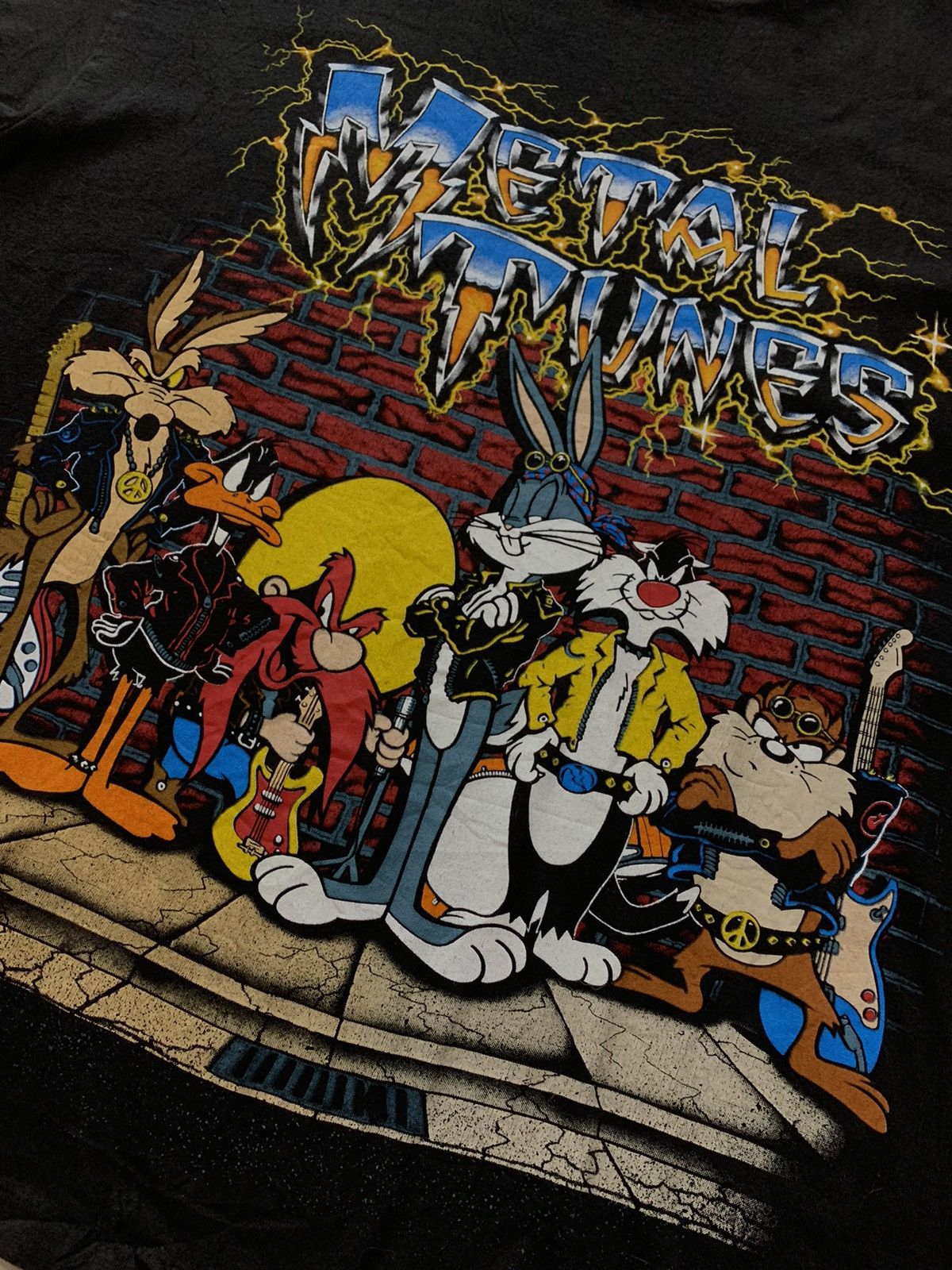 Vintage × Warner Bros METAL TUNES 1992 CHANGES SHIRT USA OVERPRINT Size US XL / EU 56 / 4 - 5 Thumbnail