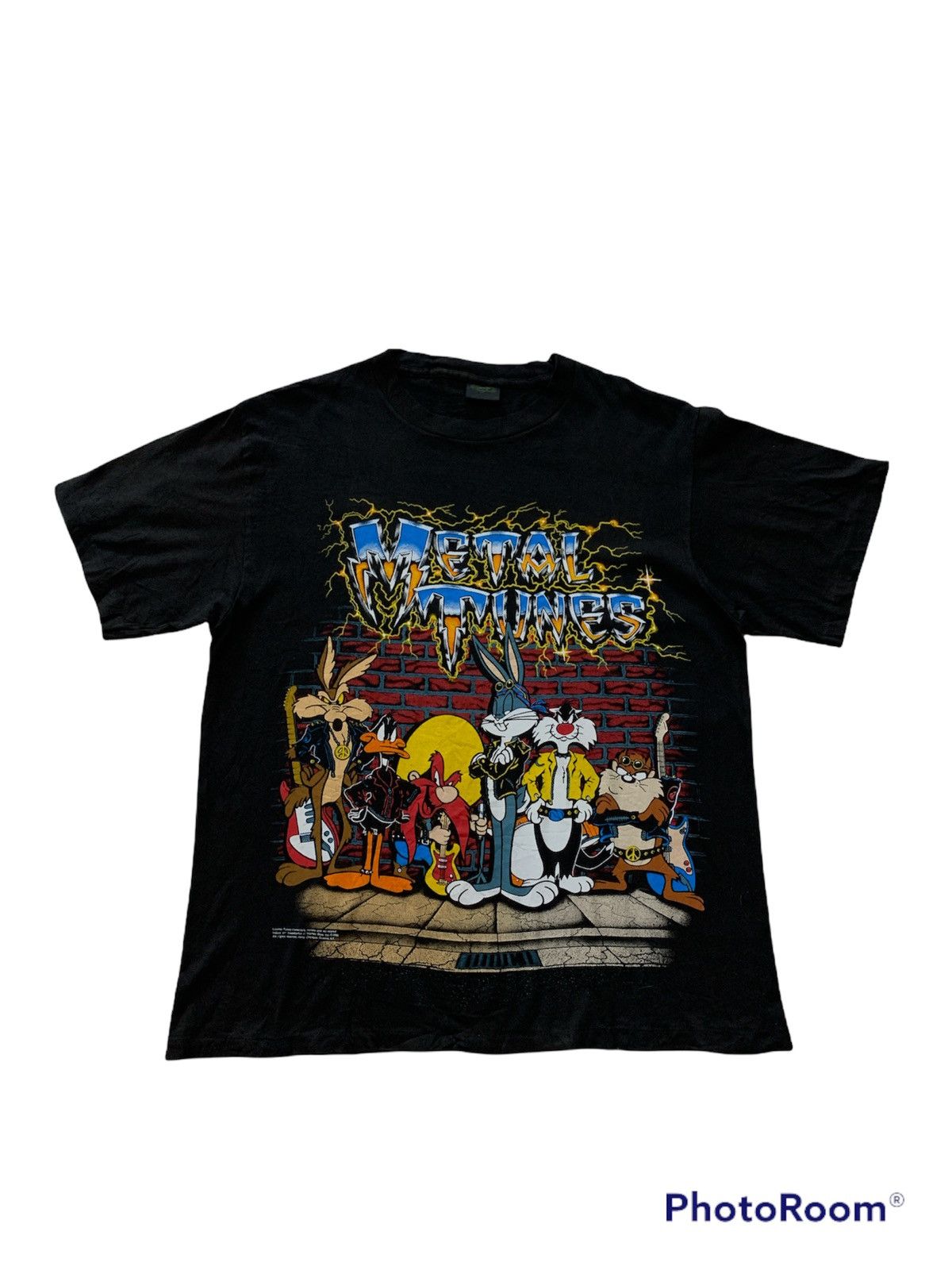 Vintage × Warner Bros METAL TUNES 1992 CHANGES SHIRT USA OVERPRINT Size US XL / EU 56 / 4 - 1 Thumbnail