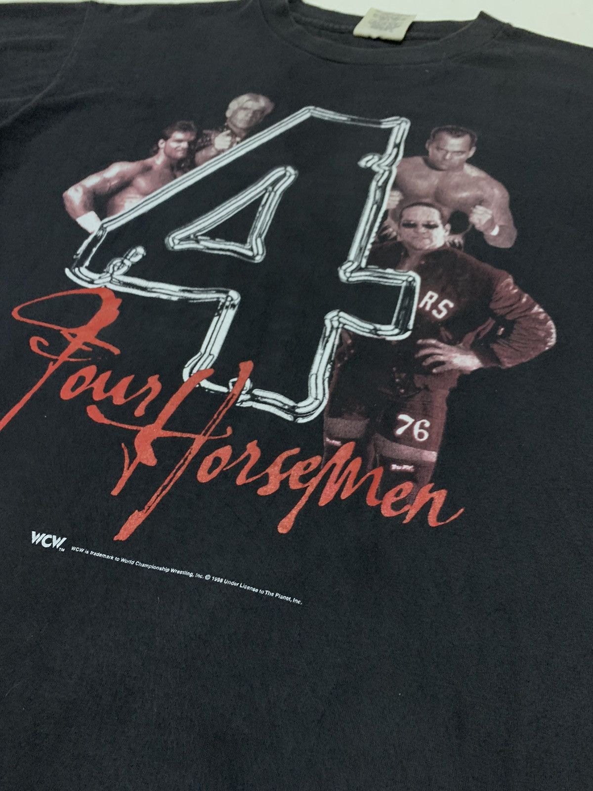 Vintage × WCW/nWo × WWF 1998 FOUR HORSEMEN WCW SHIRT FINAL INCARNATION WRESTLING Size US M / EU 48-50 / 2 - 3 Thumbnail