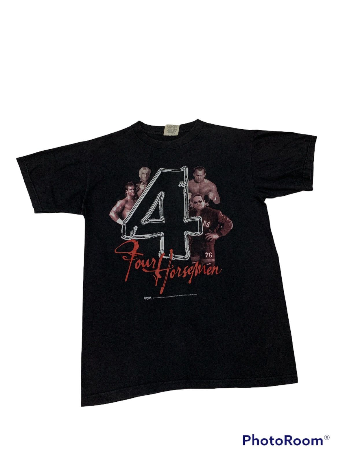 image of Vintage x Wcwnwo 1998 Four Horsemen Wcw Shirt Final Incarnation Wrestling in Black (Size Medium)