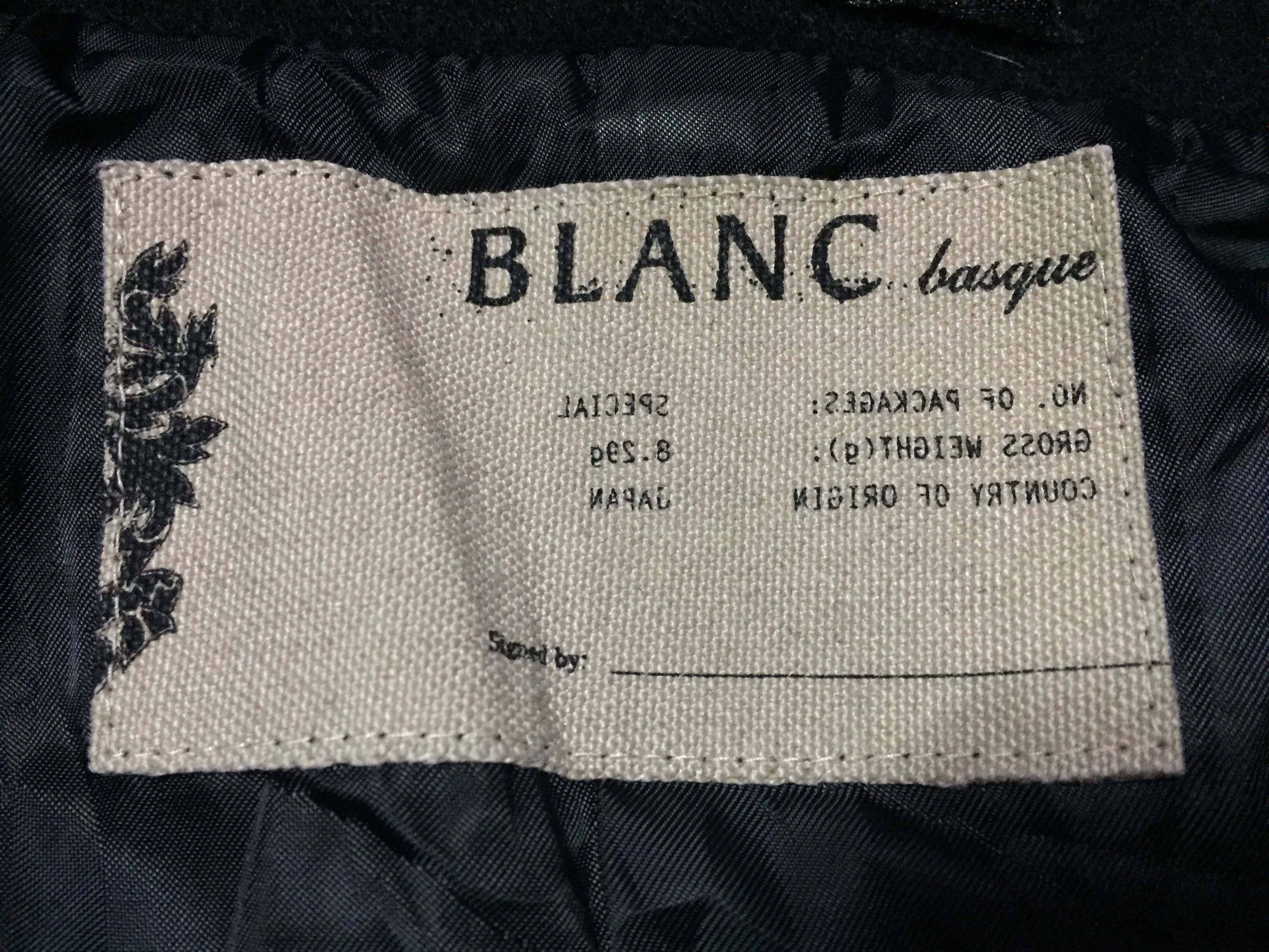 Japanese Brand Blanc Basque Wool Long Jackets Size US L / EU 52-54 / 3 - 4 Thumbnail