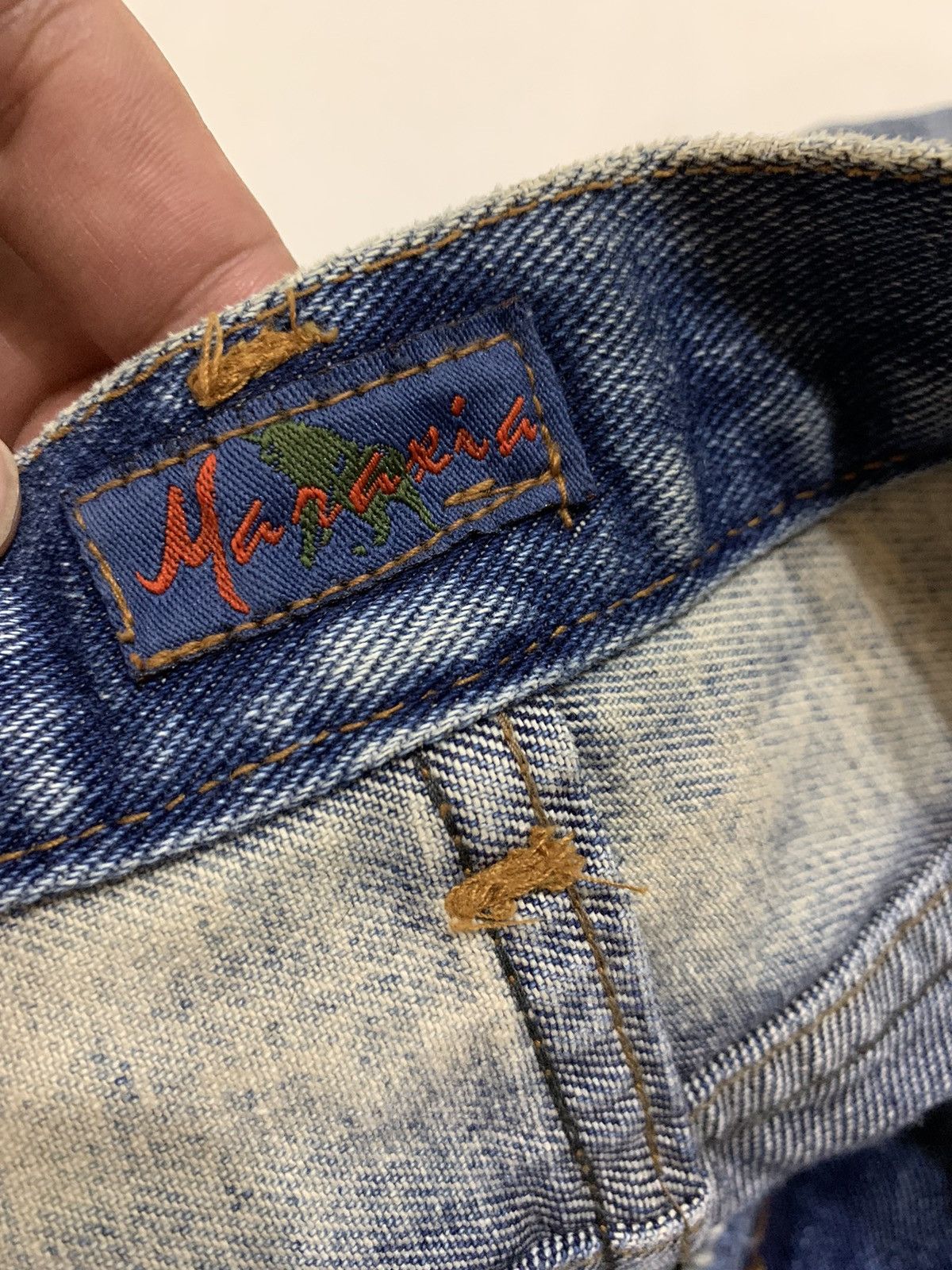 Japanese Brand MARAXIA DISTRESSED SASHIKO BORO PATCHES JEANS Size US 28 / EU 44 - 8 Thumbnail