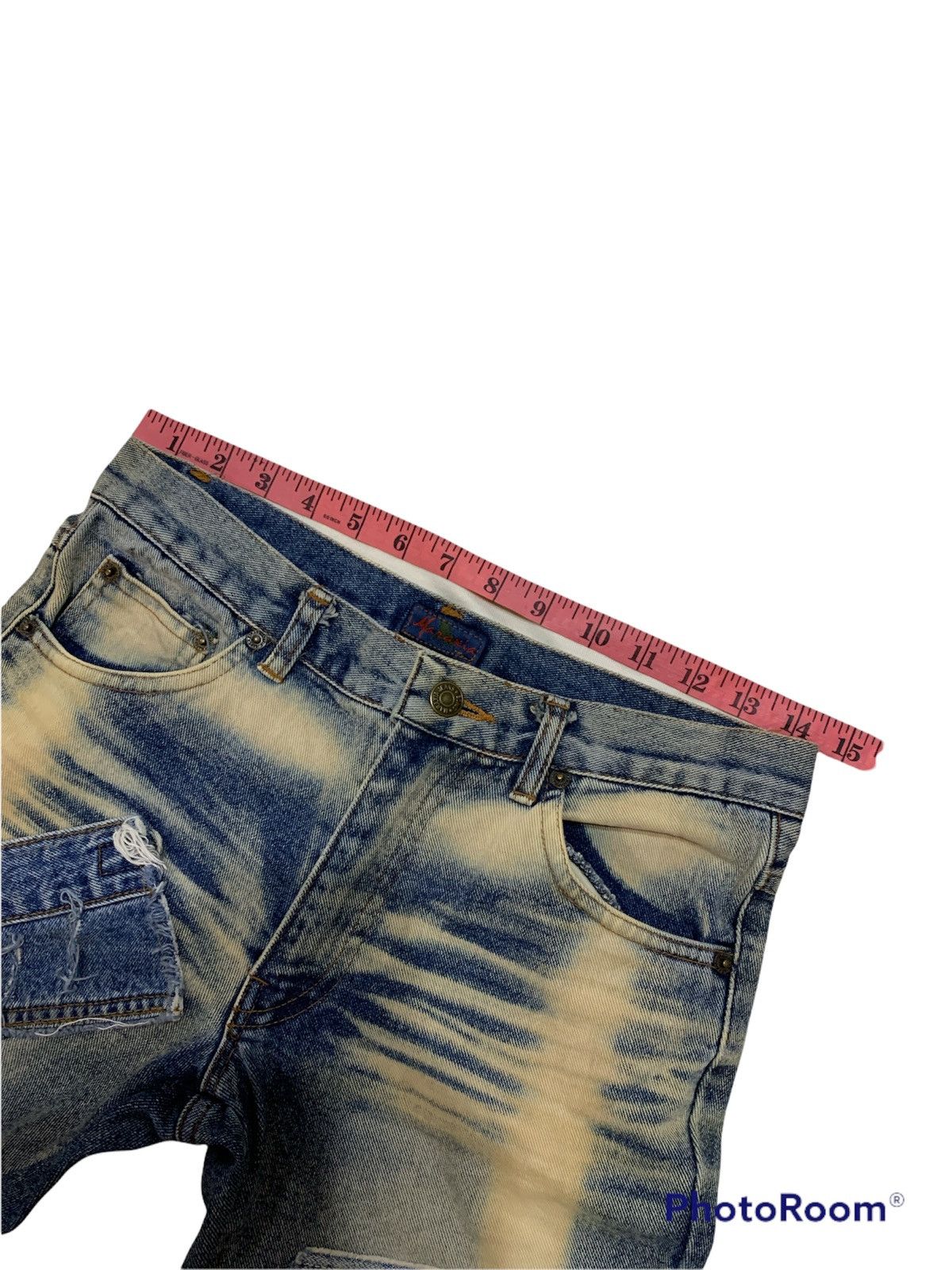 Japanese Brand MARAXIA DISTRESSED SASHIKO BORO PATCHES JEANS Size US 28 / EU 44 - 7 Thumbnail