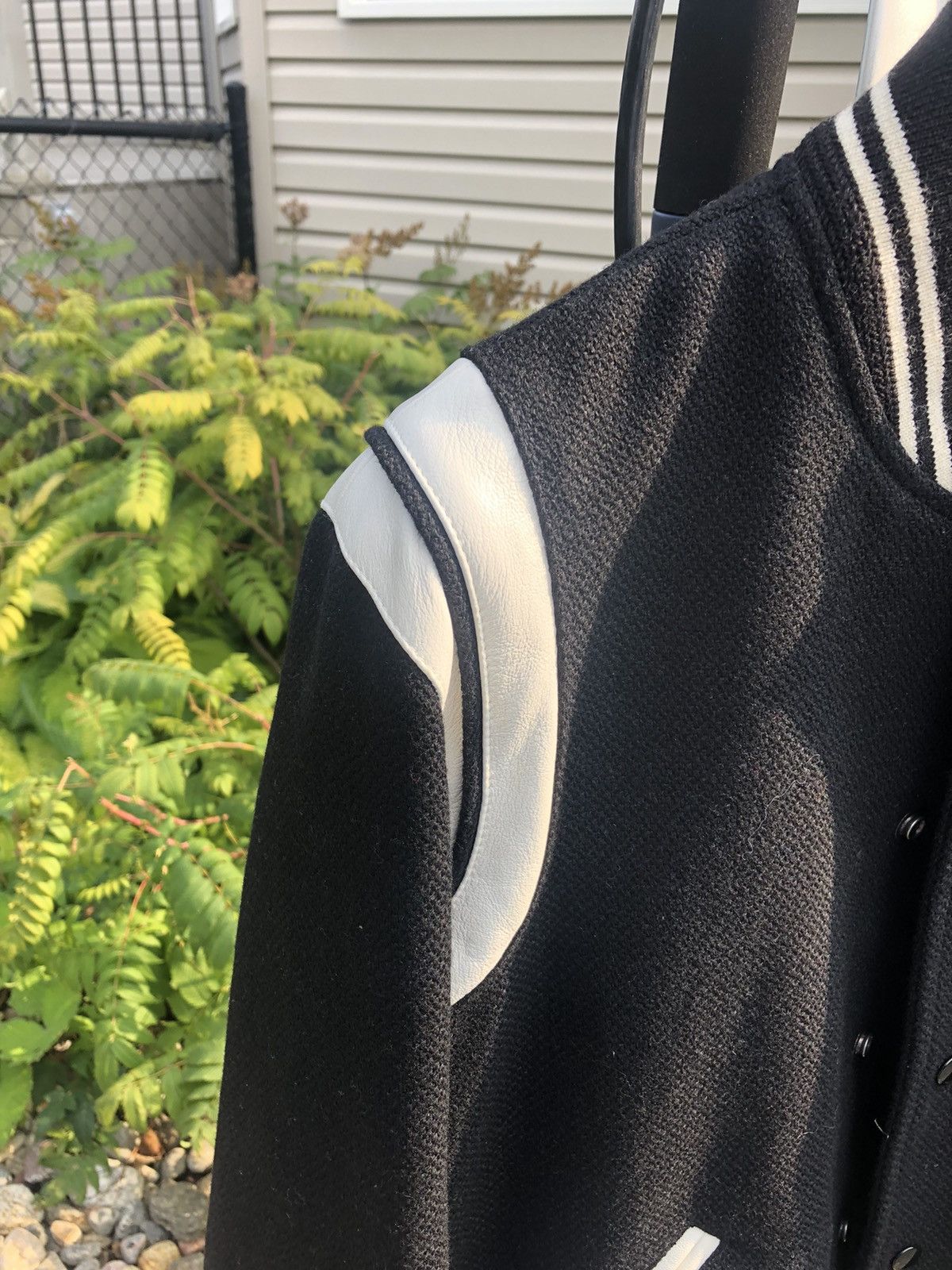 Hedi Slimane × Saint Laurent Paris Saint Laurent X Hedi slimane teddy bomber black jacket Size US S / EU 44-46 / 1 - 7 Thumbnail