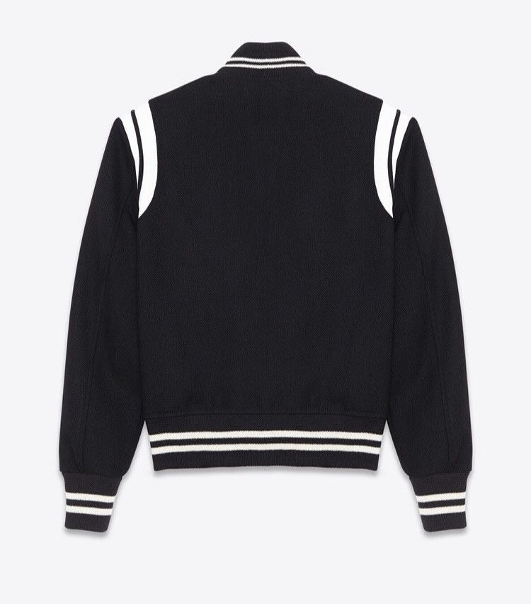 Hedi Slimane × Saint Laurent Paris Saint Laurent X Hedi slimane teddy bomber black jacket Size US S / EU 44-46 / 1 - 16 Thumbnail