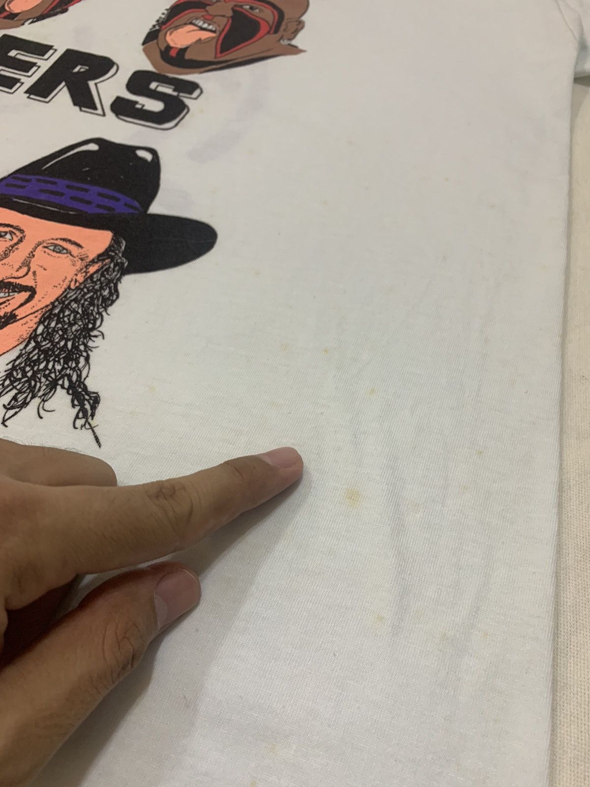 Vintage × WWE × WWF 1997 Terry Funk Masters Of Wrestling Shirt With Signature Size US XL / EU 56 / 4 - 6 Thumbnail