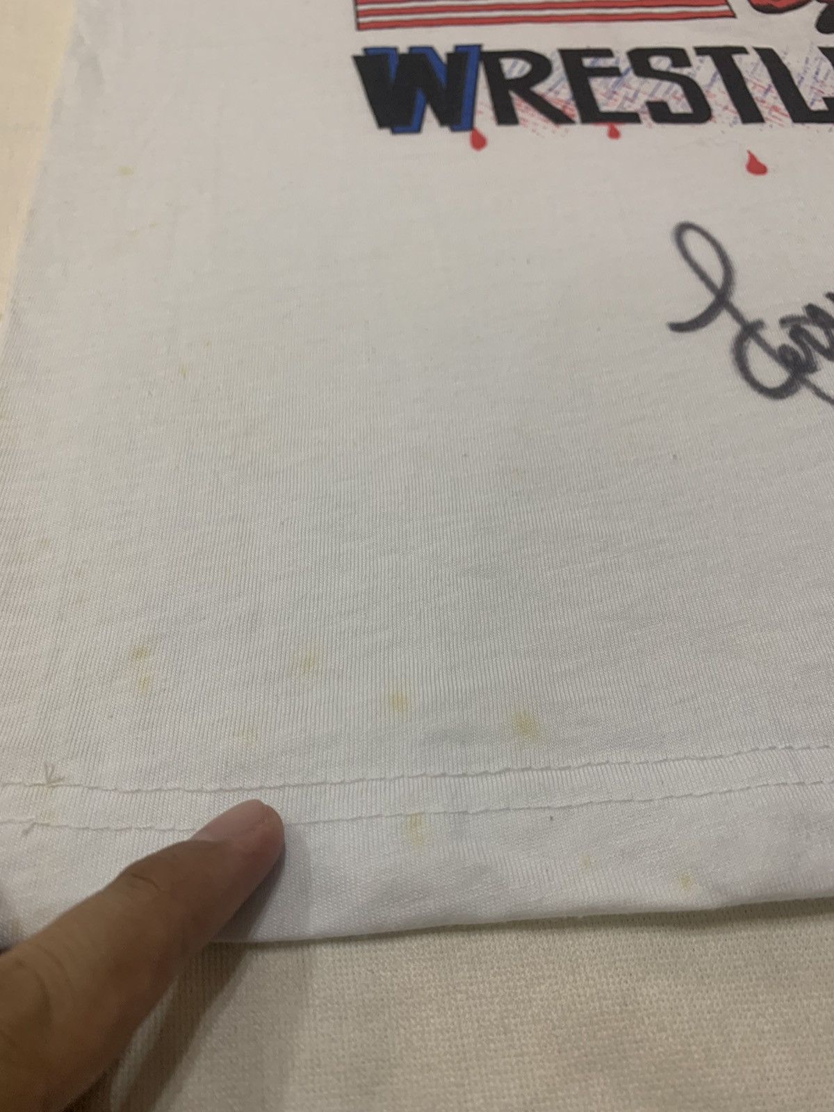 Vintage × WWE × WWF 1997 Terry Funk Masters Of Wrestling Shirt With Signature Size US XL / EU 56 / 4 - 7 Thumbnail