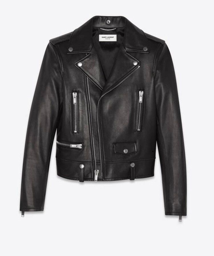 Hedi Slimane × Saint Laurent Paris Saint Laurent X Hedi Slimane L01 Leather jacket size 46 Size US S / EU 44-46 / 1 - 13 Thumbnail