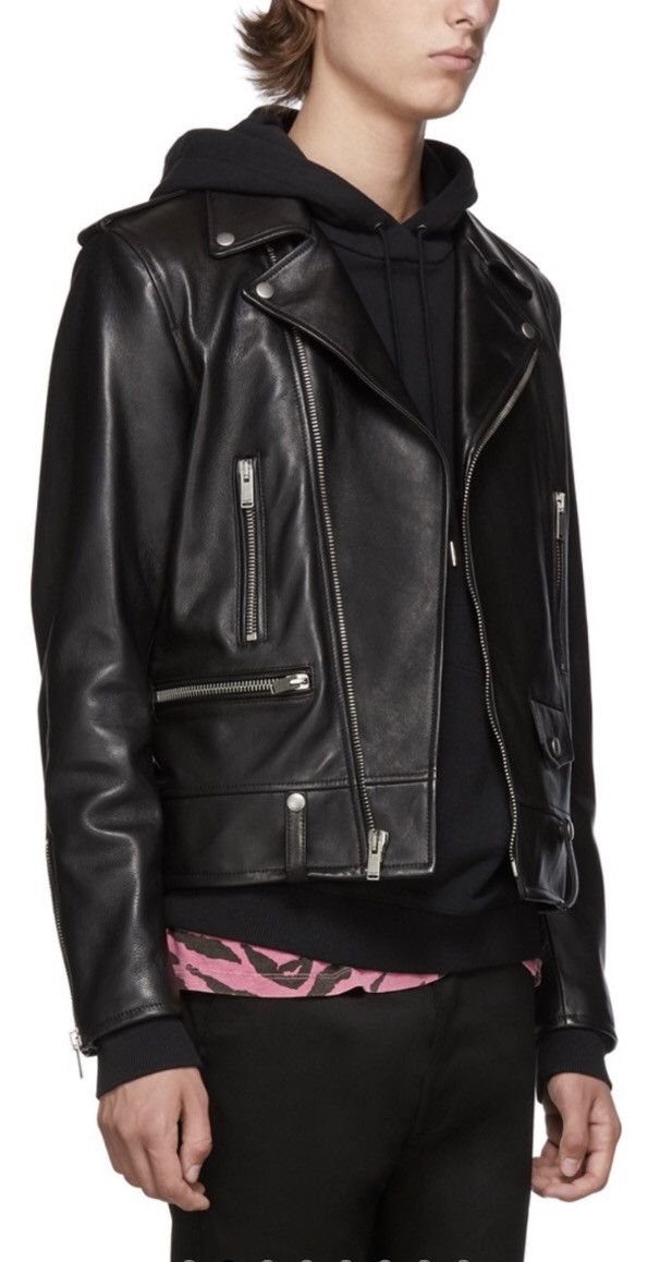 Hedi Slimane × Saint Laurent Paris Saint Laurent X Hedi Slimane L01 Leather jacket size 46 Size US S / EU 44-46 / 1 - 17 Thumbnail