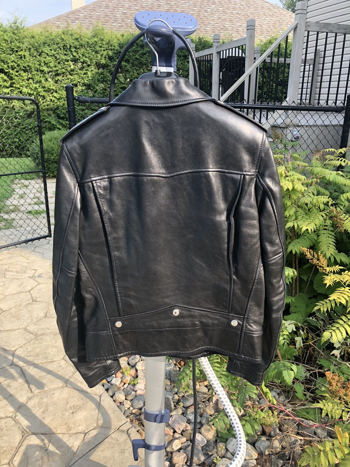 Hedi Slimane × Saint Laurent Paris Saint Laurent X Hedi Slimane L01 Leather jacket size 46 Size US S / EU 44-46 / 1 - 6 Thumbnail