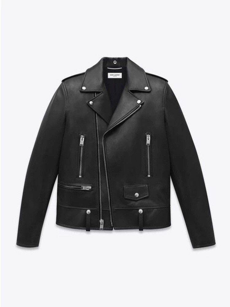Hedi Slimane × Saint Laurent Paris Saint Laurent X Hedi Slimane L01 Leather jacket size 46 Size US S / EU 44-46 / 1 - 12 Thumbnail