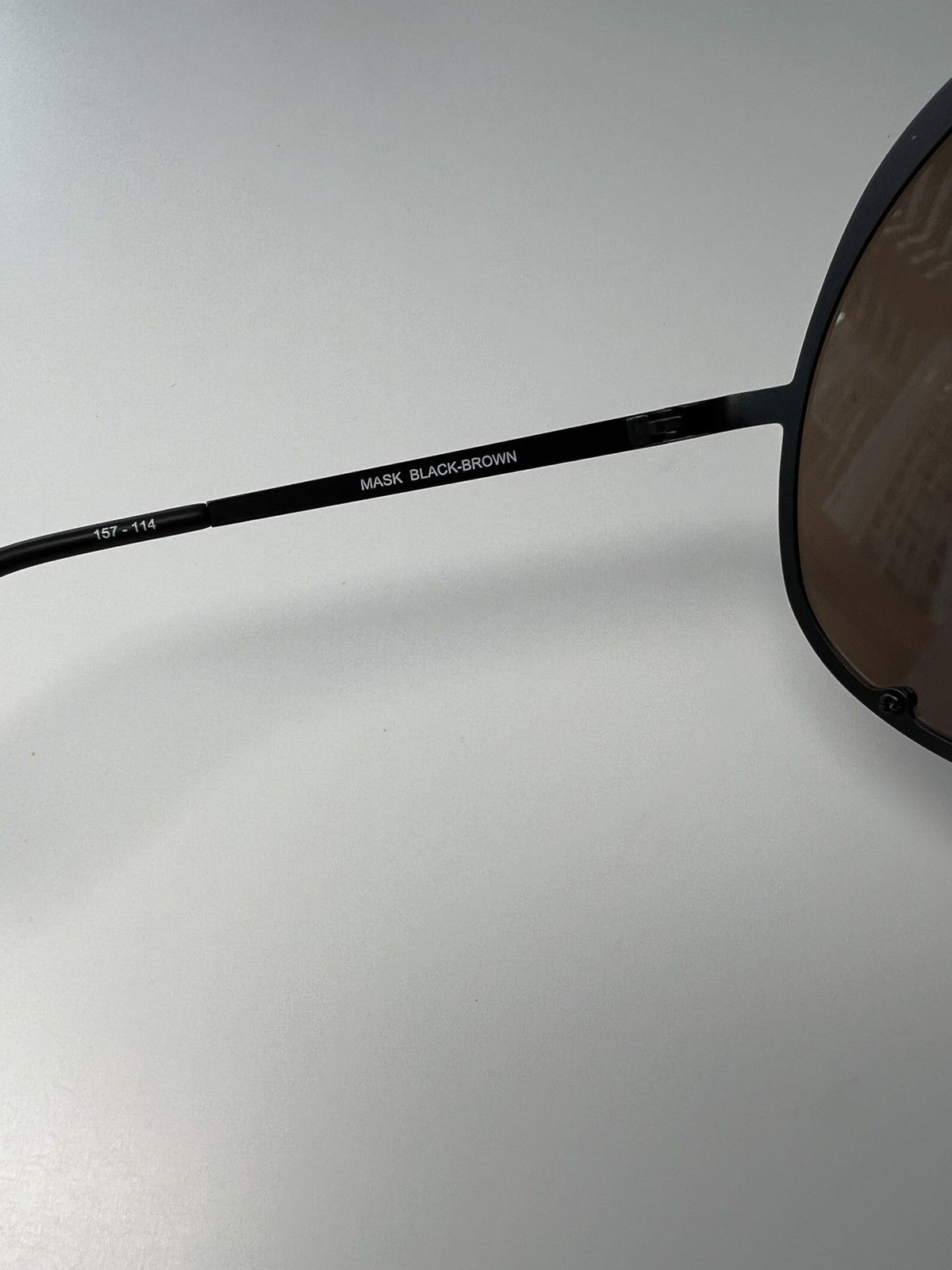 Rick Owens Rick Owens Mask Shiled Sunglasses Size ONE SIZE - 5 Thumbnail