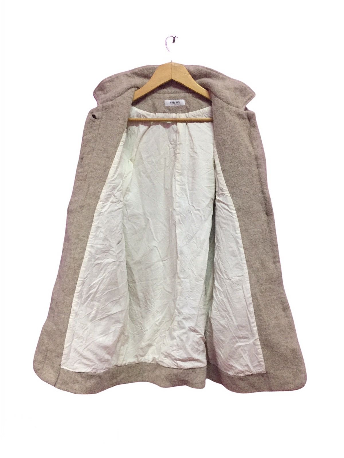 Japanese Brand PAR ICI Wool Long Jackets Size US L / EU 52-54 / 3 - 3 Thumbnail