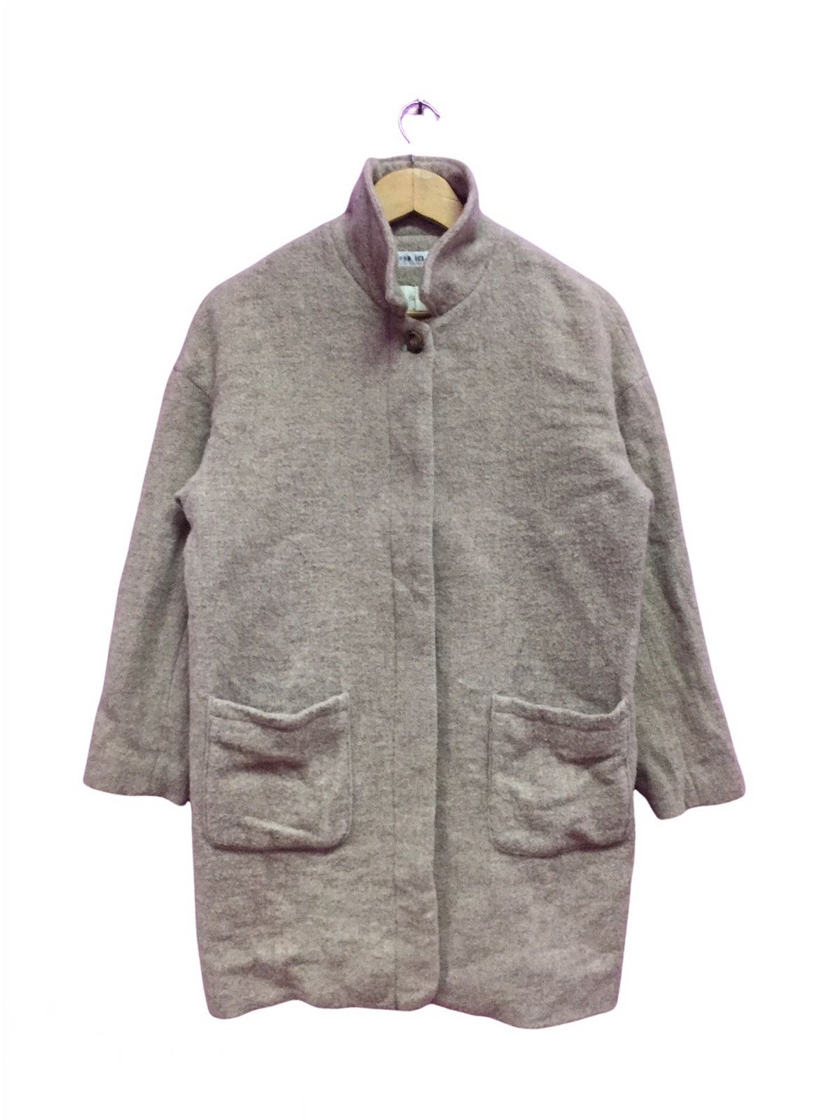 Japanese Brand PAR ICI Wool Long Jackets Size US L / EU 52-54 / 3 - 1 Thumbnail