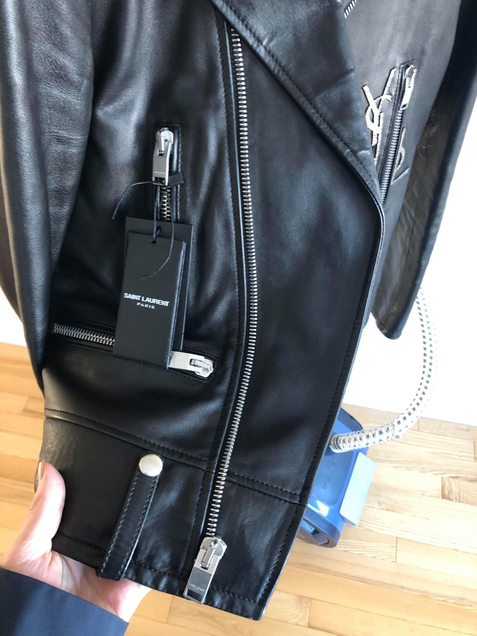 Hedi Slimane × Saint Laurent Paris Saint Laurent YSL L01 Leather jacket size 46 Size US S / EU 44-46 / 1 - 11 Thumbnail