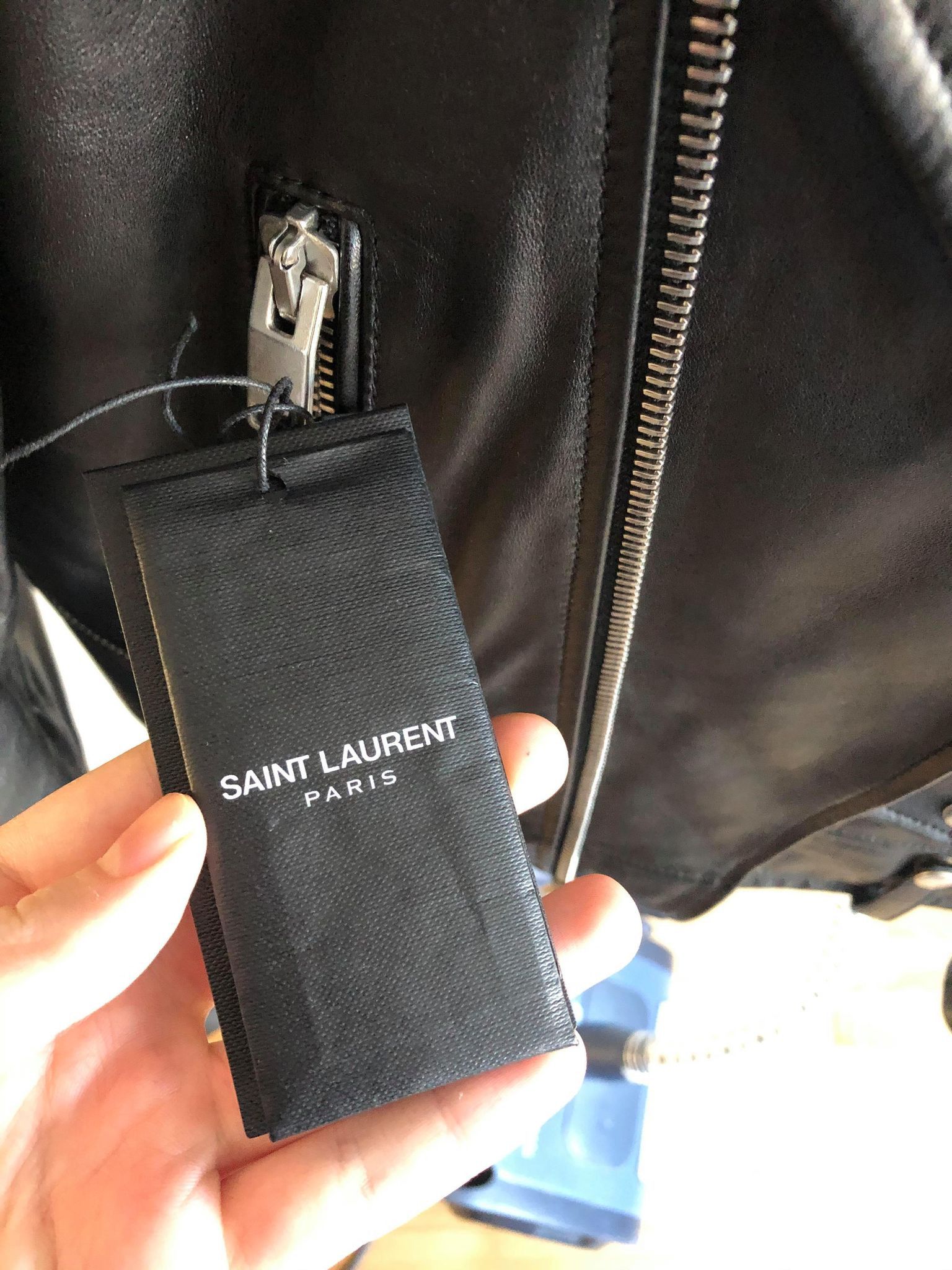 Hedi Slimane × Saint Laurent Paris Saint Laurent YSL L01 Leather jacket size 46 Size US S / EU 44-46 / 1 - 10 Thumbnail