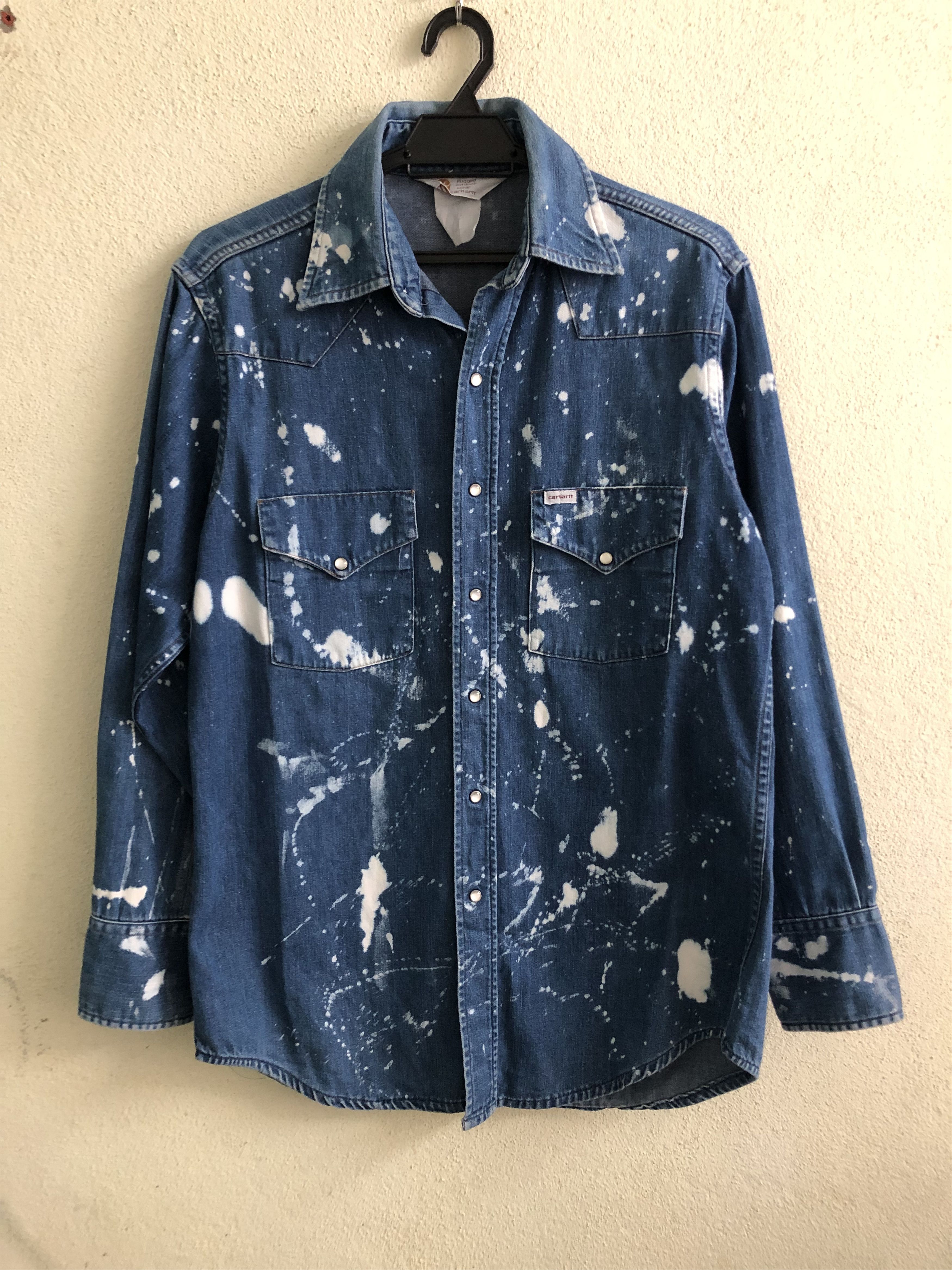 image of Carhartt Painter Denim Shirt in Blue, Men's (Size Medium)