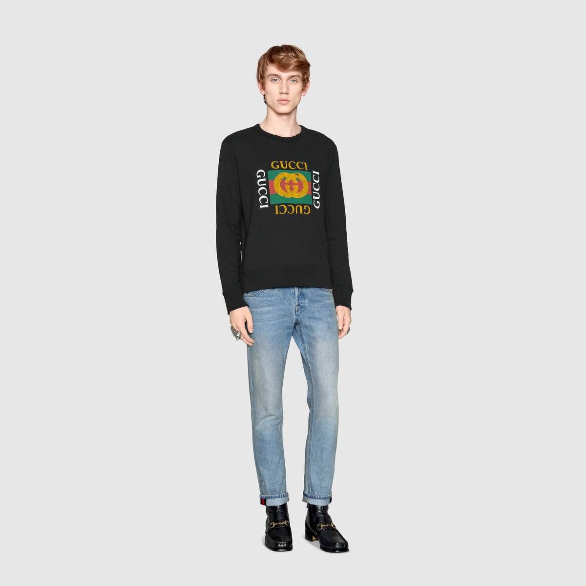 Gucci Gucci logo sweater size small Size US S / EU 44-46 / 1 - 13 Thumbnail