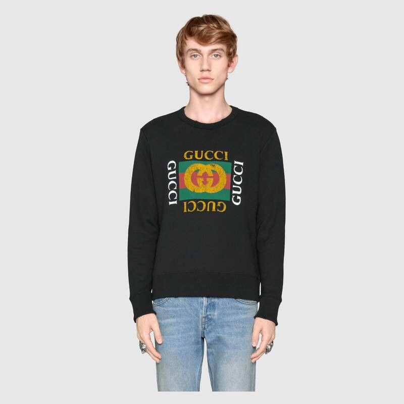 Gucci Gucci logo sweater size small Size US S / EU 44-46 / 1 - 14 Thumbnail