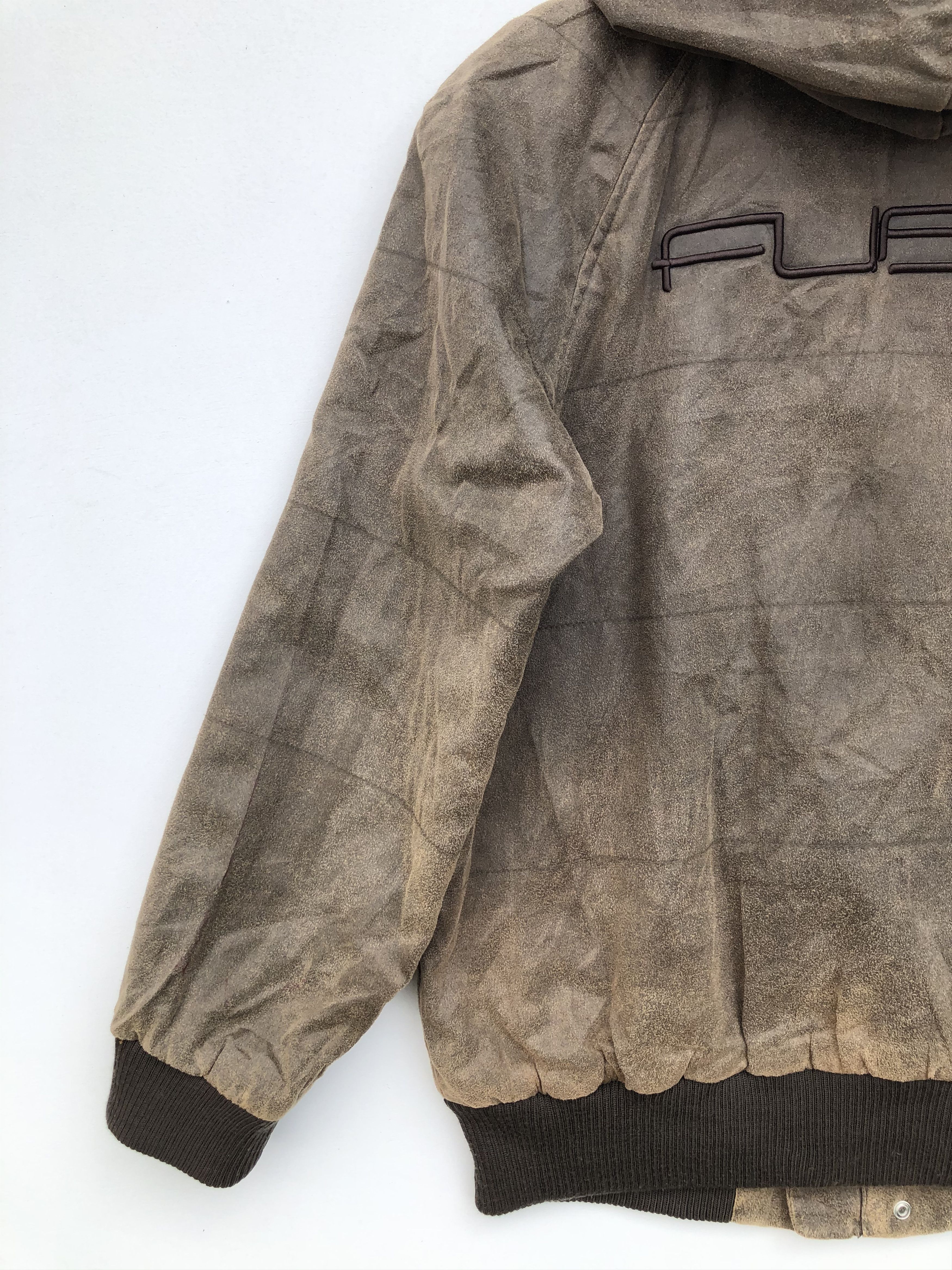 Fubu VINTAGE FUBU FAUX LEATHER HOODED JACKET Size US M / EU 48-50 / 2 - 4 Thumbnail