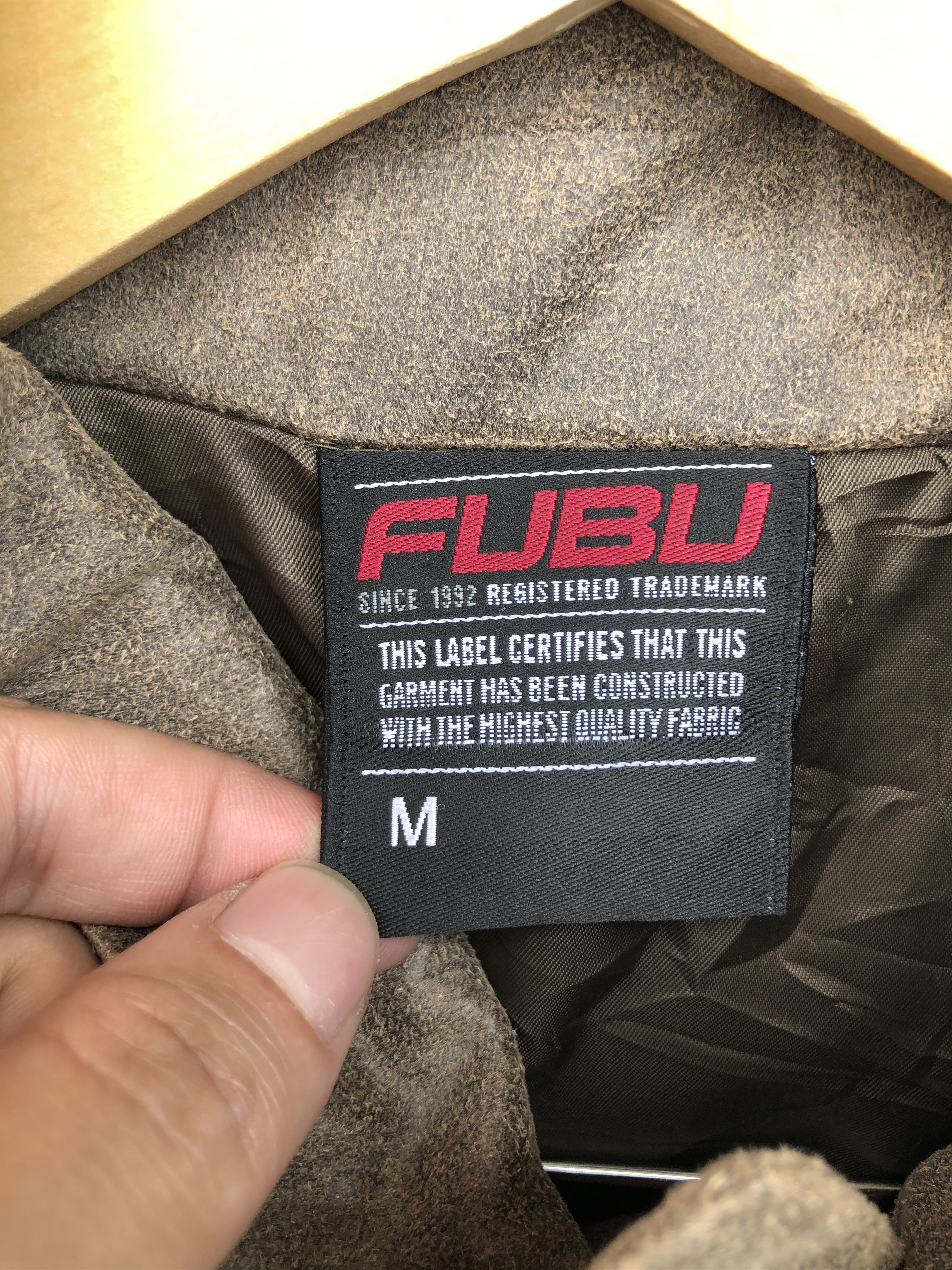 Fubu VINTAGE FUBU FAUX LEATHER HOODED JACKET Size US M / EU 48-50 / 2 - 9 Thumbnail