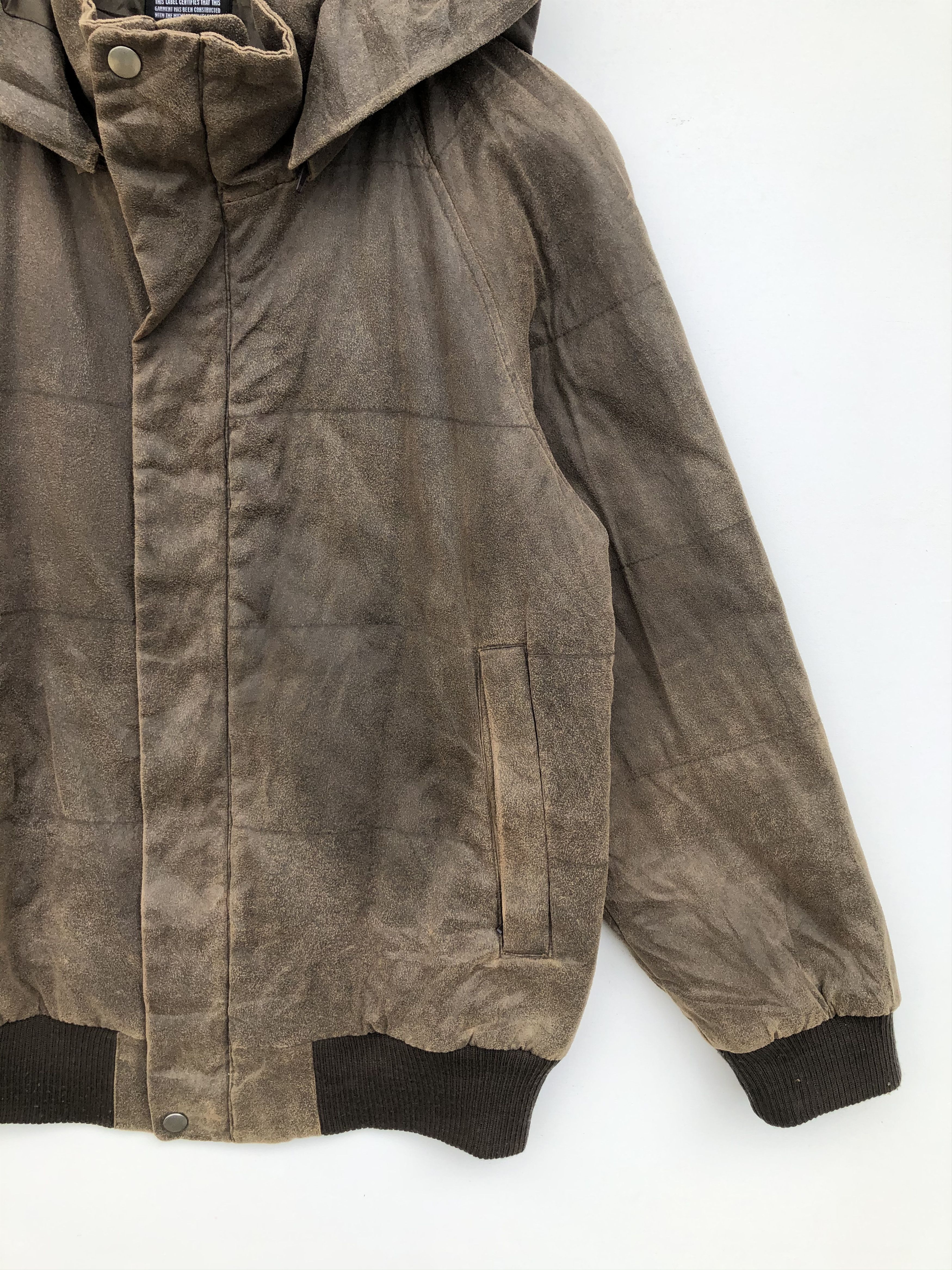 Fubu VINTAGE FUBU FAUX LEATHER HOODED JACKET Size US M / EU 48-50 / 2 - 7 Thumbnail