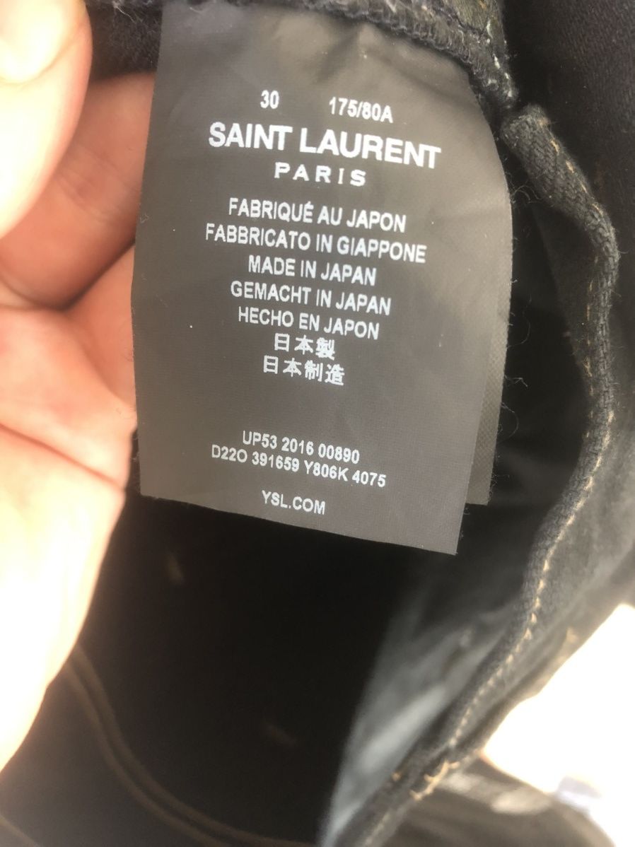 Hedi Slimane × Saint Laurent Paris Saint Laurent Trash D02 x Hedi slimane size 30 Size US 30 / EU 46 - 20 Thumbnail
