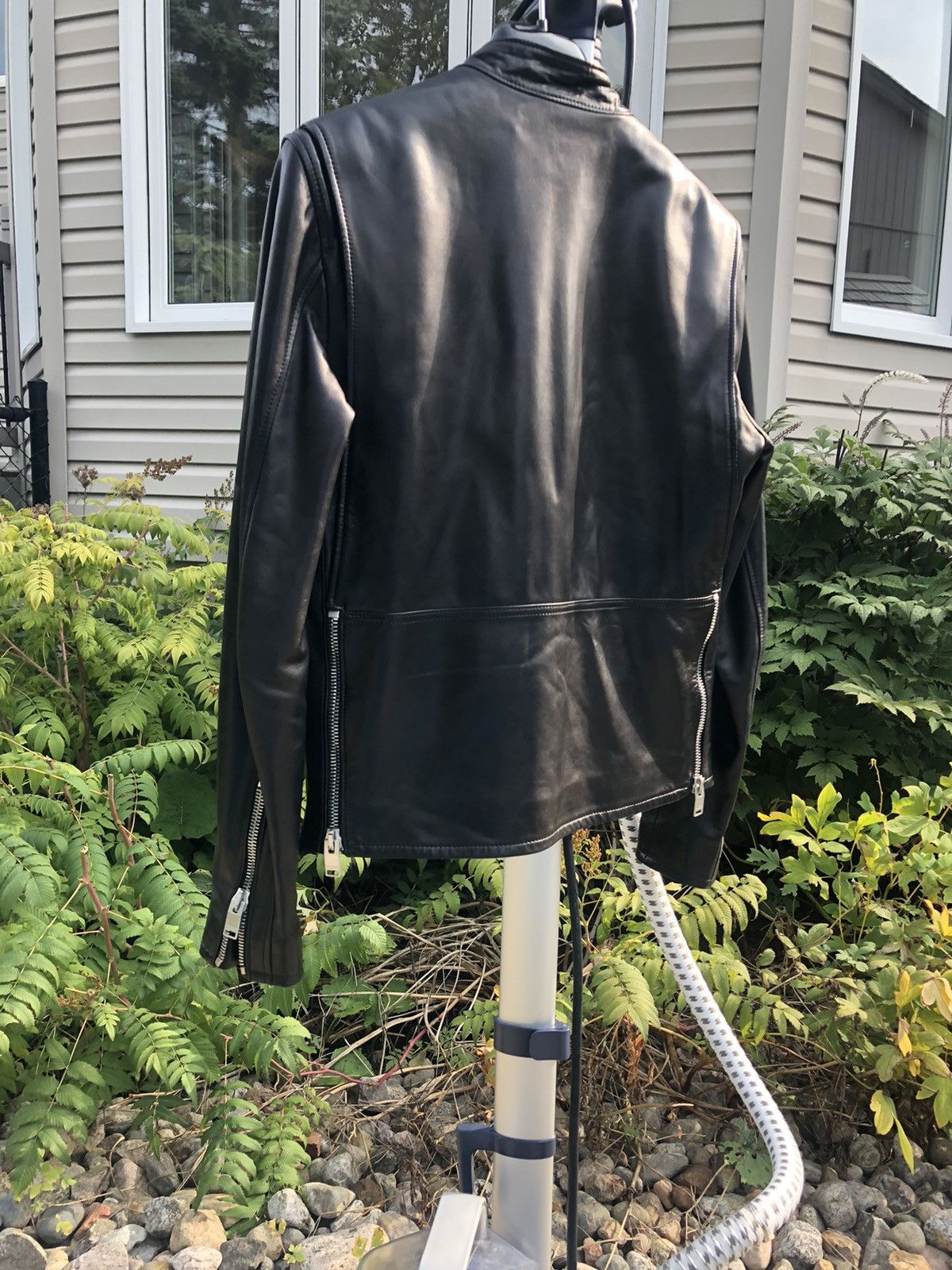 Hedi Slimane × Saint Laurent Paris Saint Laurent racer cafe biker jacket leather Size US S / EU 44-46 / 1 - 6 Thumbnail