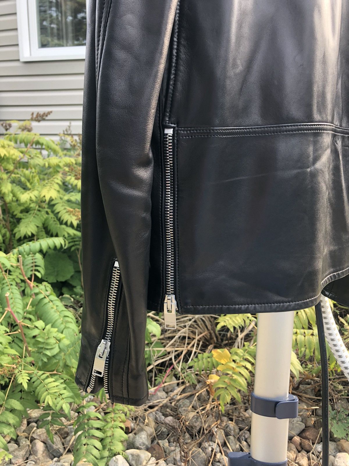 Hedi Slimane × Saint Laurent Paris Saint Laurent racer cafe biker jacket leather Size US S / EU 44-46 / 1 - 7 Thumbnail