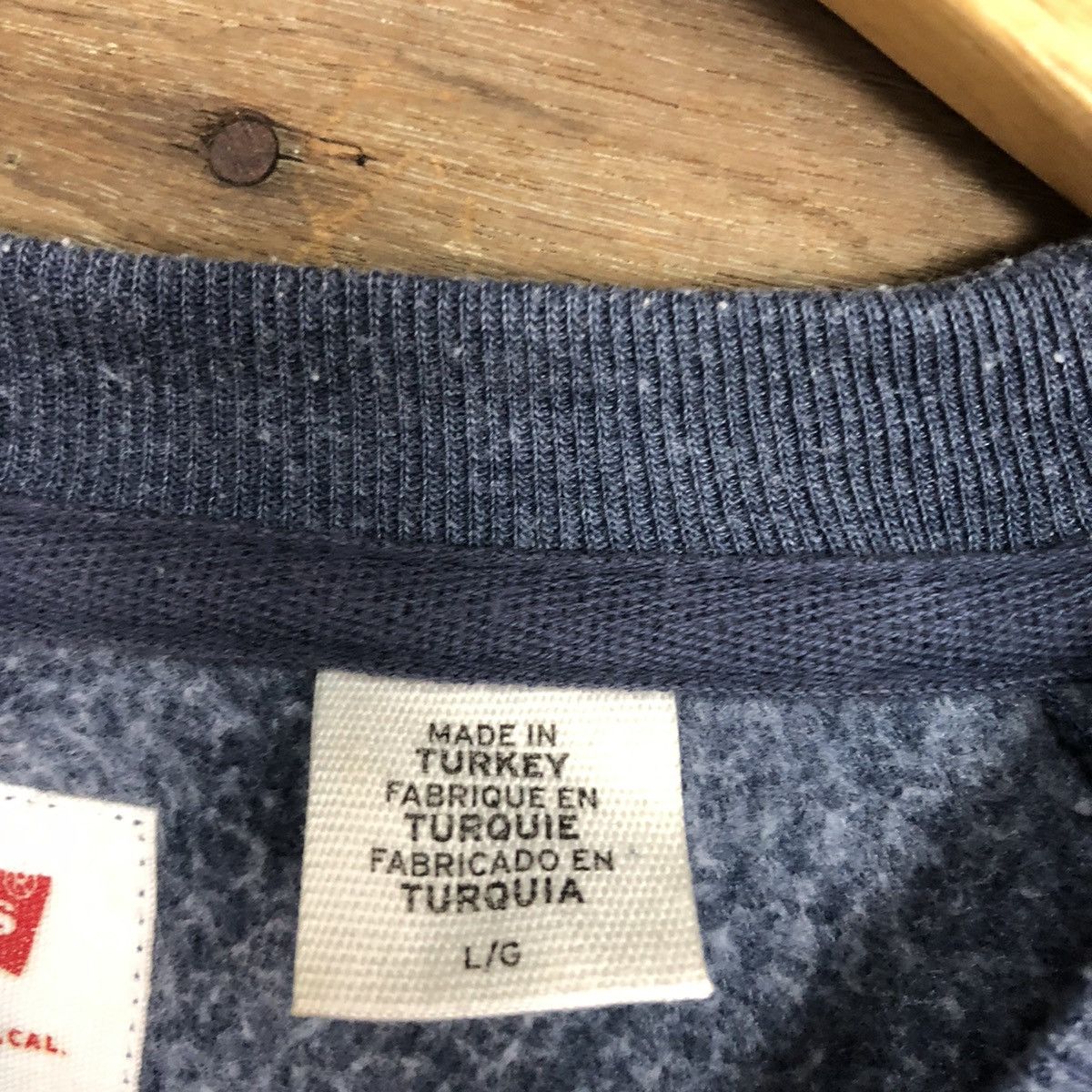 Levi's Levis Strauss vintage Blue Sweatshirt #135B Size US L / EU 52-54 / 3 - 12 Thumbnail