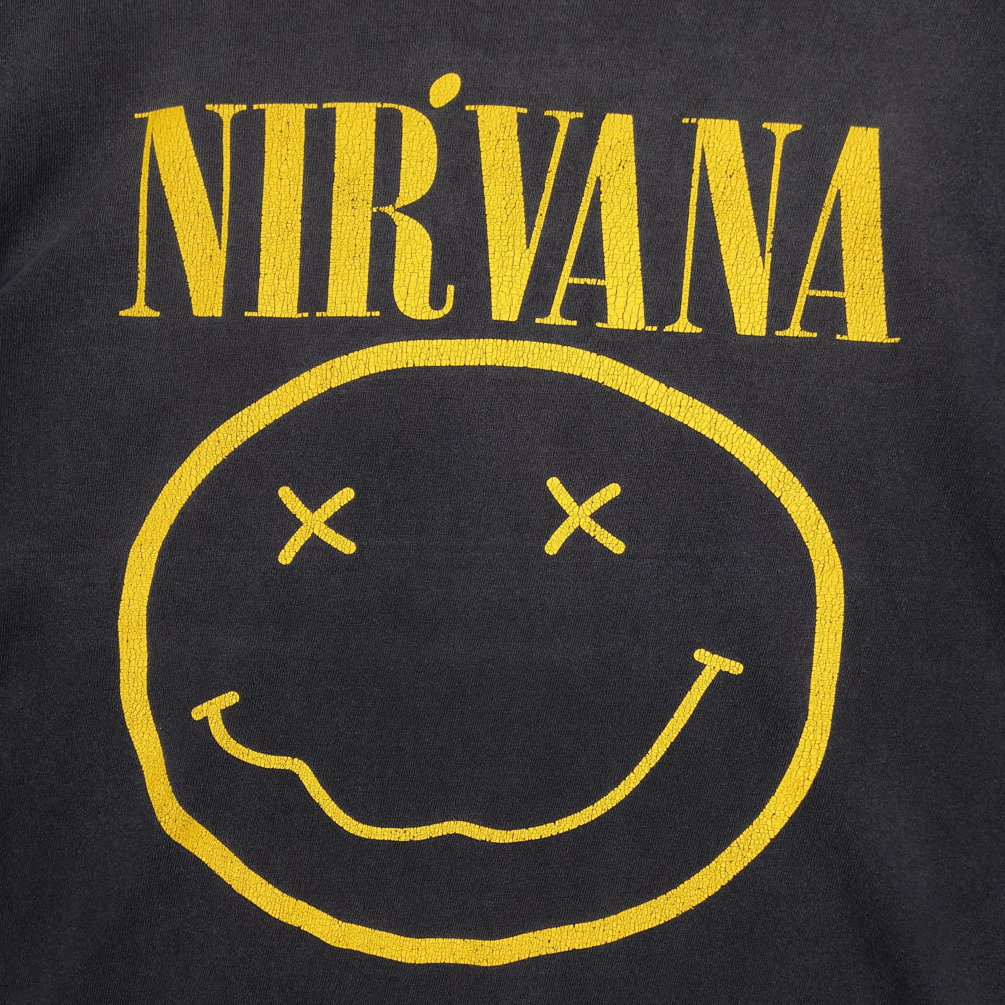 Band Tees Vintage 90s Nirvana T-Shirt Kurt Cobain Grunge Crewneck Tees Size US S / EU 44-46 / 1 - 5 Thumbnail
