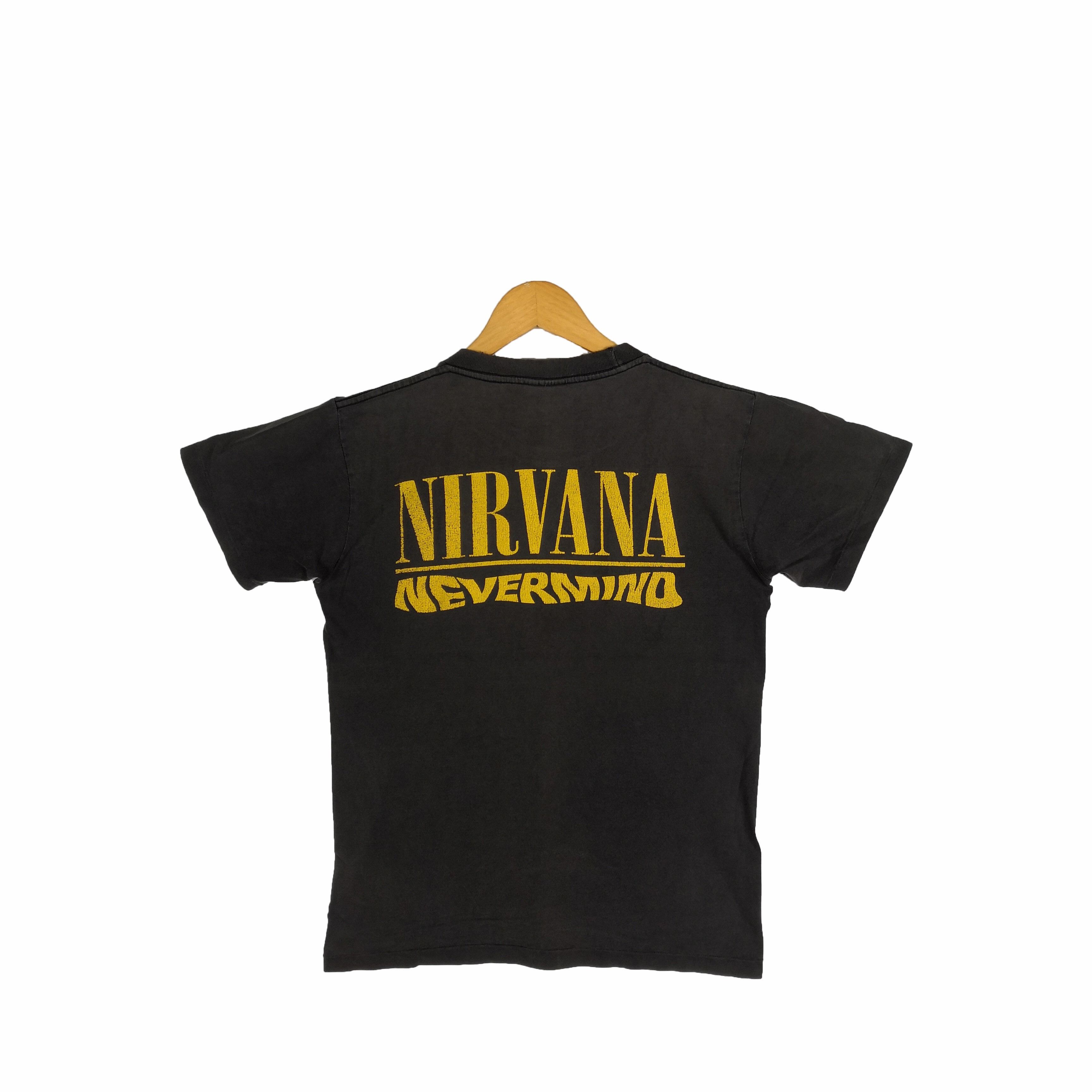 Band Tees Vintage 90s Nirvana T-Shirt Kurt Cobain Grunge Crewneck Tees Size US S / EU 44-46 / 1 - 2 Thumbnail