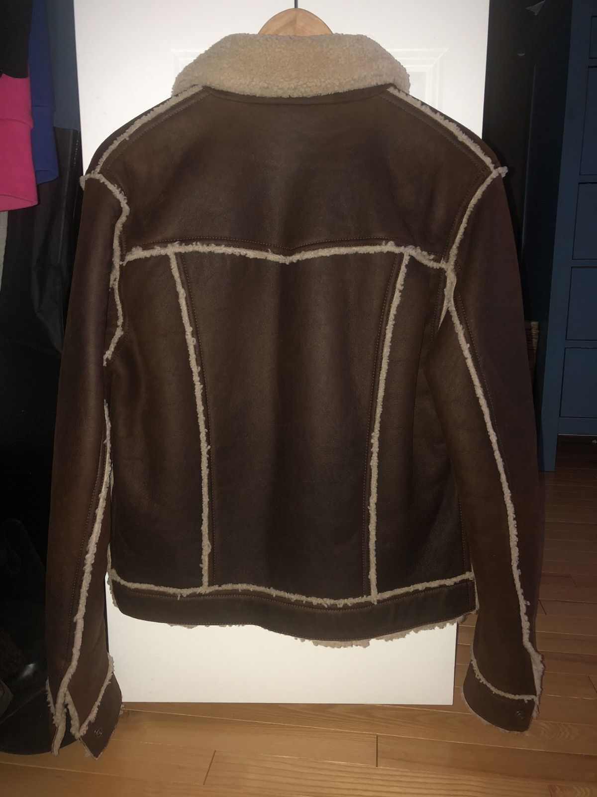 Hedi Slimane × Saint Laurent Paris Saint Laurent Brand new shearling leather jacket Size US S / EU 44-46 / 1 - 4 Thumbnail