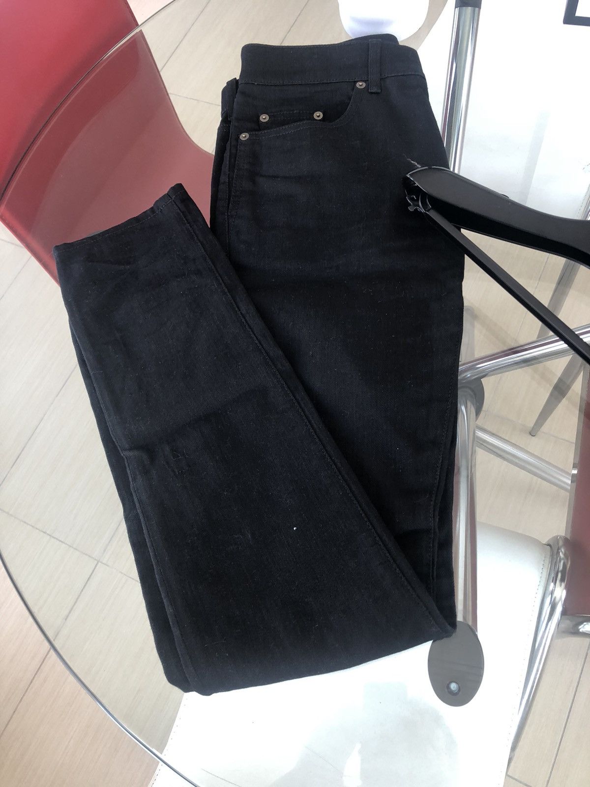 Saint Laurent Paris Saint Laurent Black D02 size 30 Size US 30 / EU 46 - 7 Thumbnail