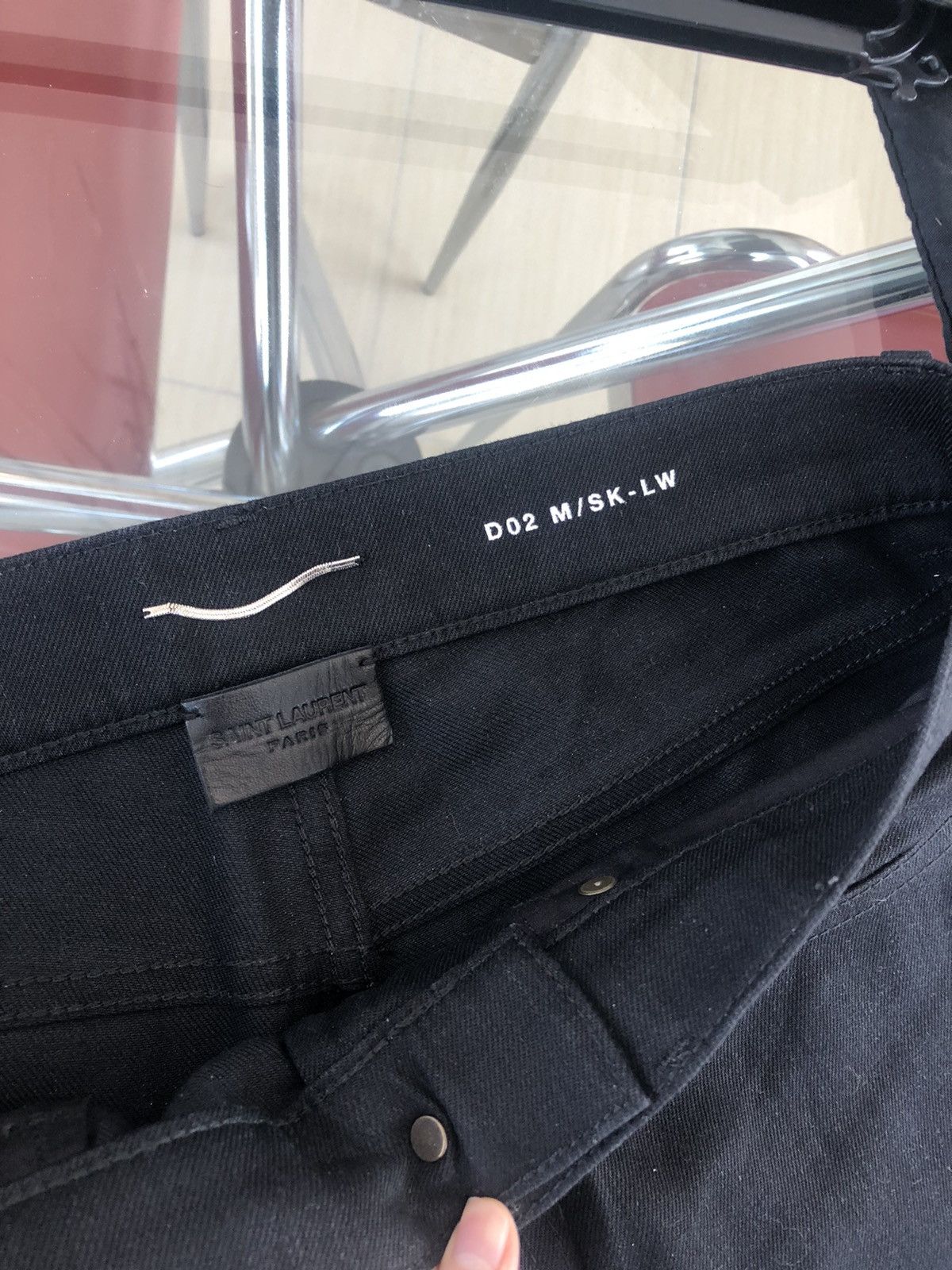 Saint Laurent Paris Saint Laurent Black D02 size 30 Size US 30 / EU 46 - 5 Thumbnail