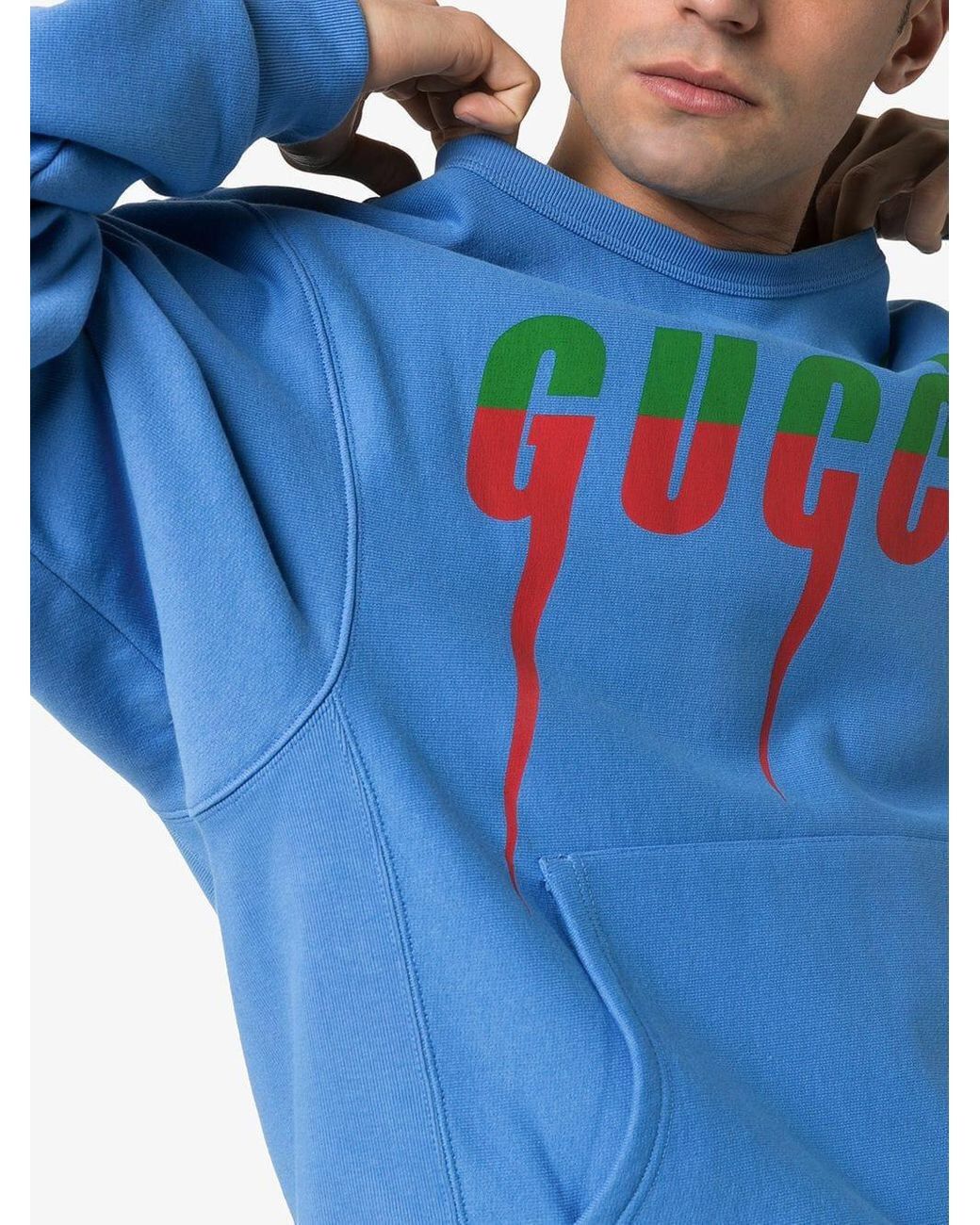 Gucci Gucci blade blue sweater shirt Small Size US S / EU 44-46 / 1 - 10 Thumbnail