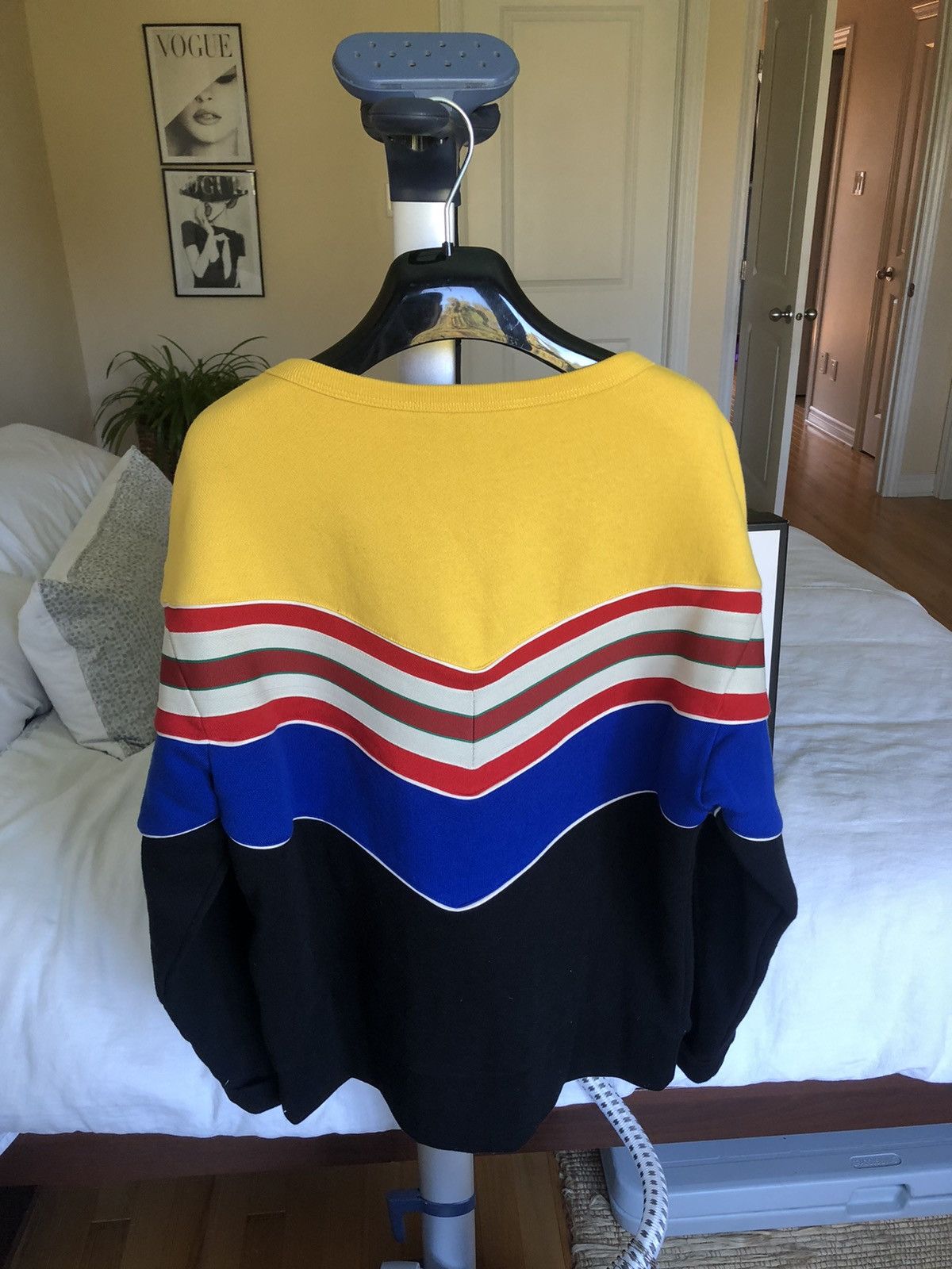 Gucci Gucci Colorblock striped monogram logo GG sweater Size US S / EU 44-46 / 1 - 7 Thumbnail