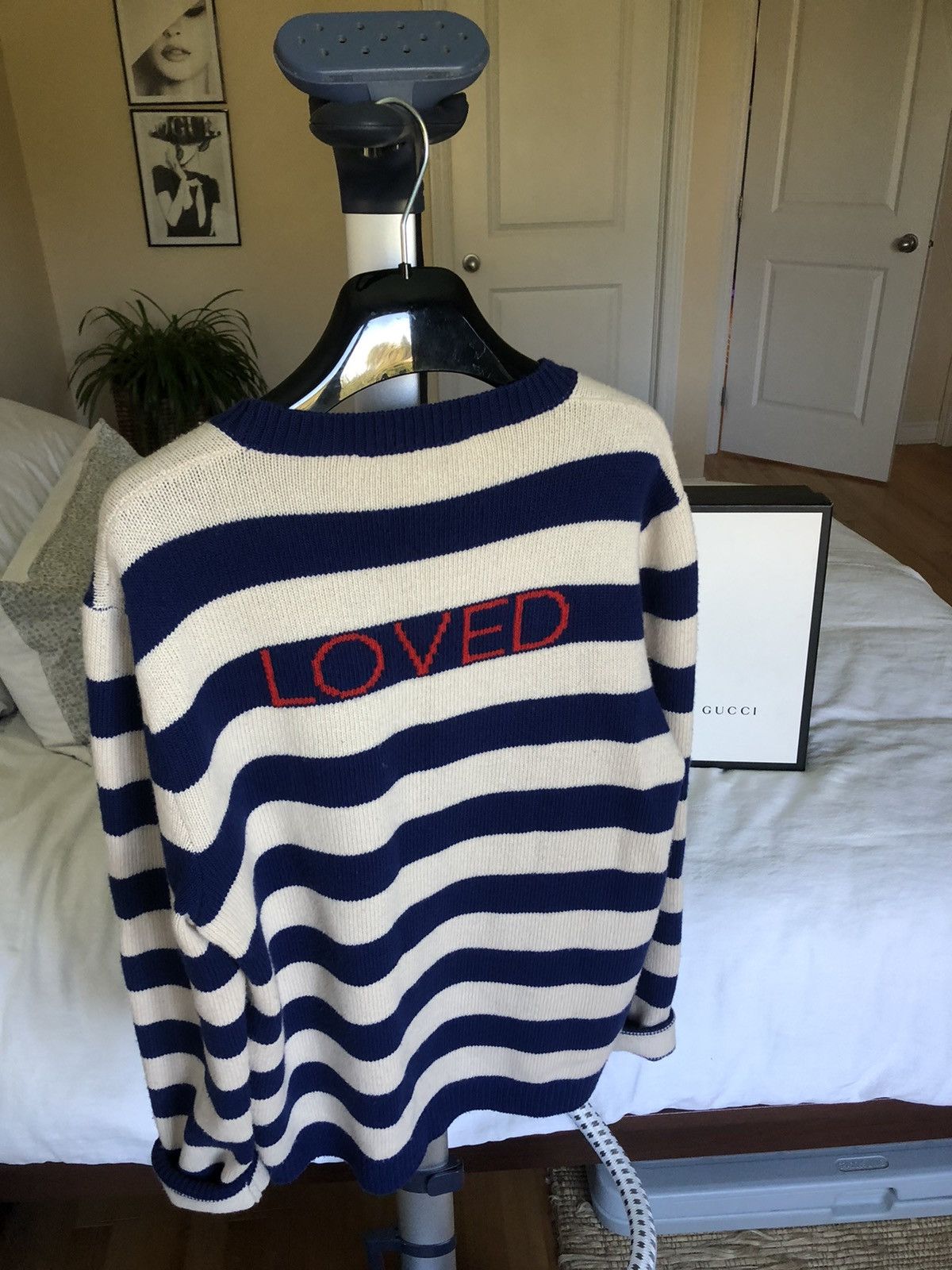 Gucci Gucci Striped Loved Tiger intarsia wool sweater medium Size US M / EU 48-50 / 2 - 3 Thumbnail