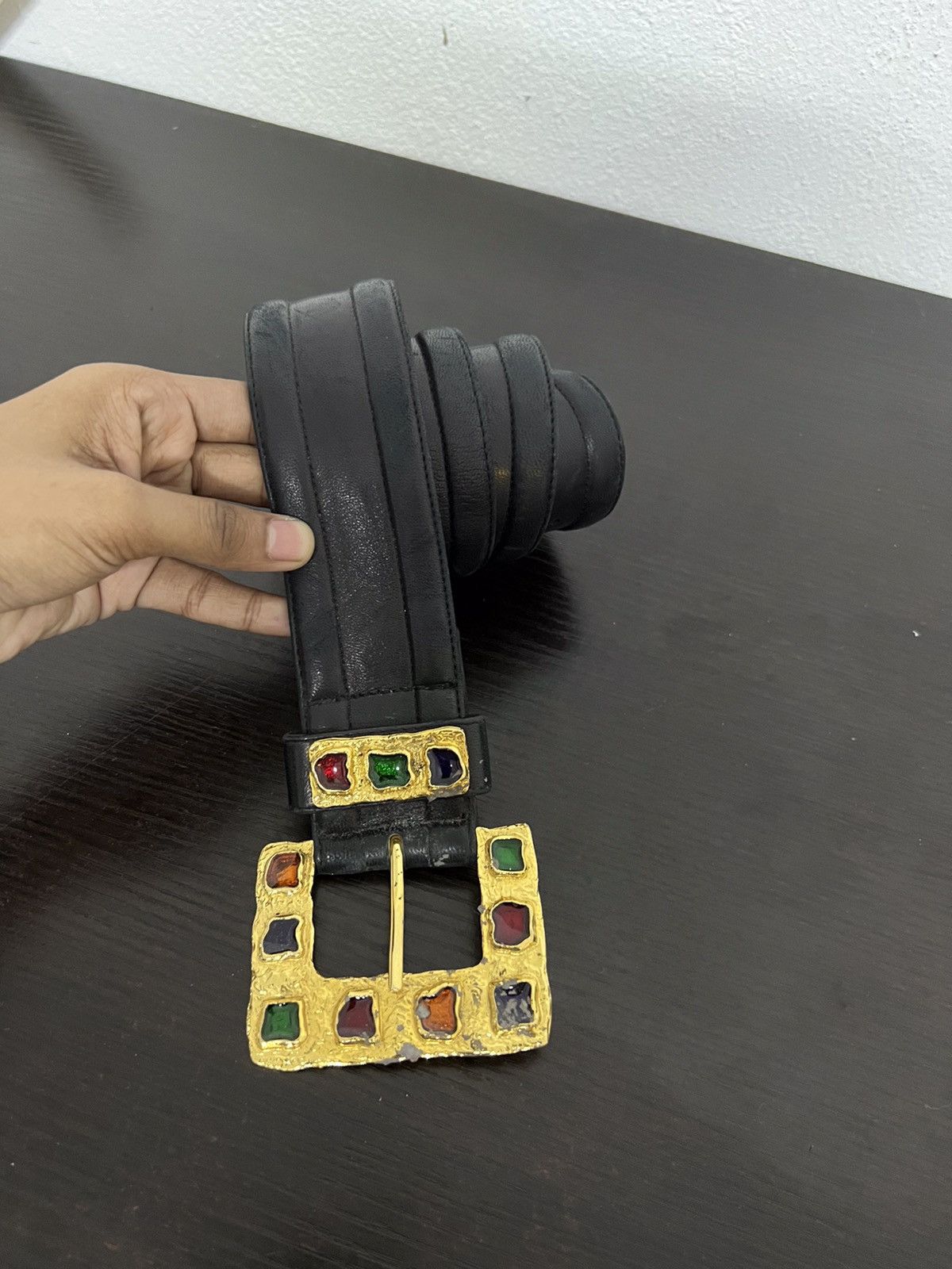Vintage Egal Buckle Belt Size ONE SIZE - 3 Thumbnail