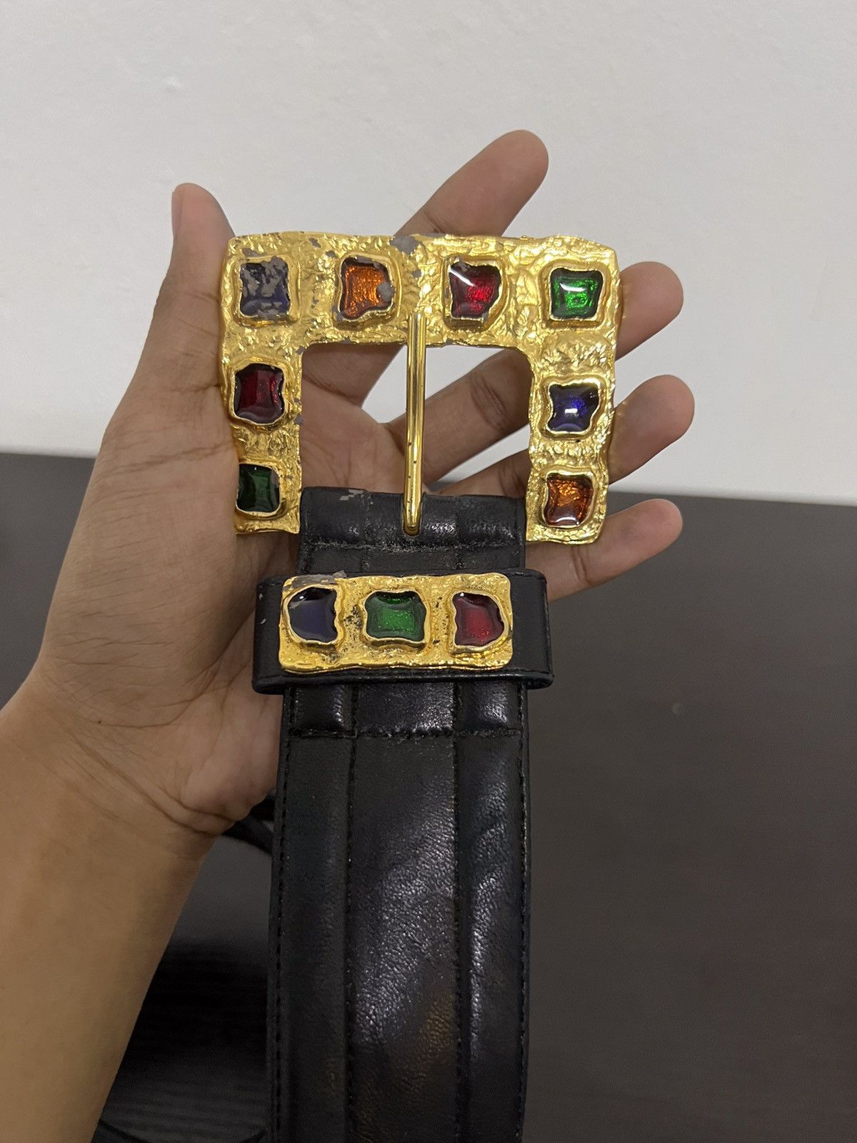 Vintage Egal Buckle Belt Size ONE SIZE - 6 Thumbnail