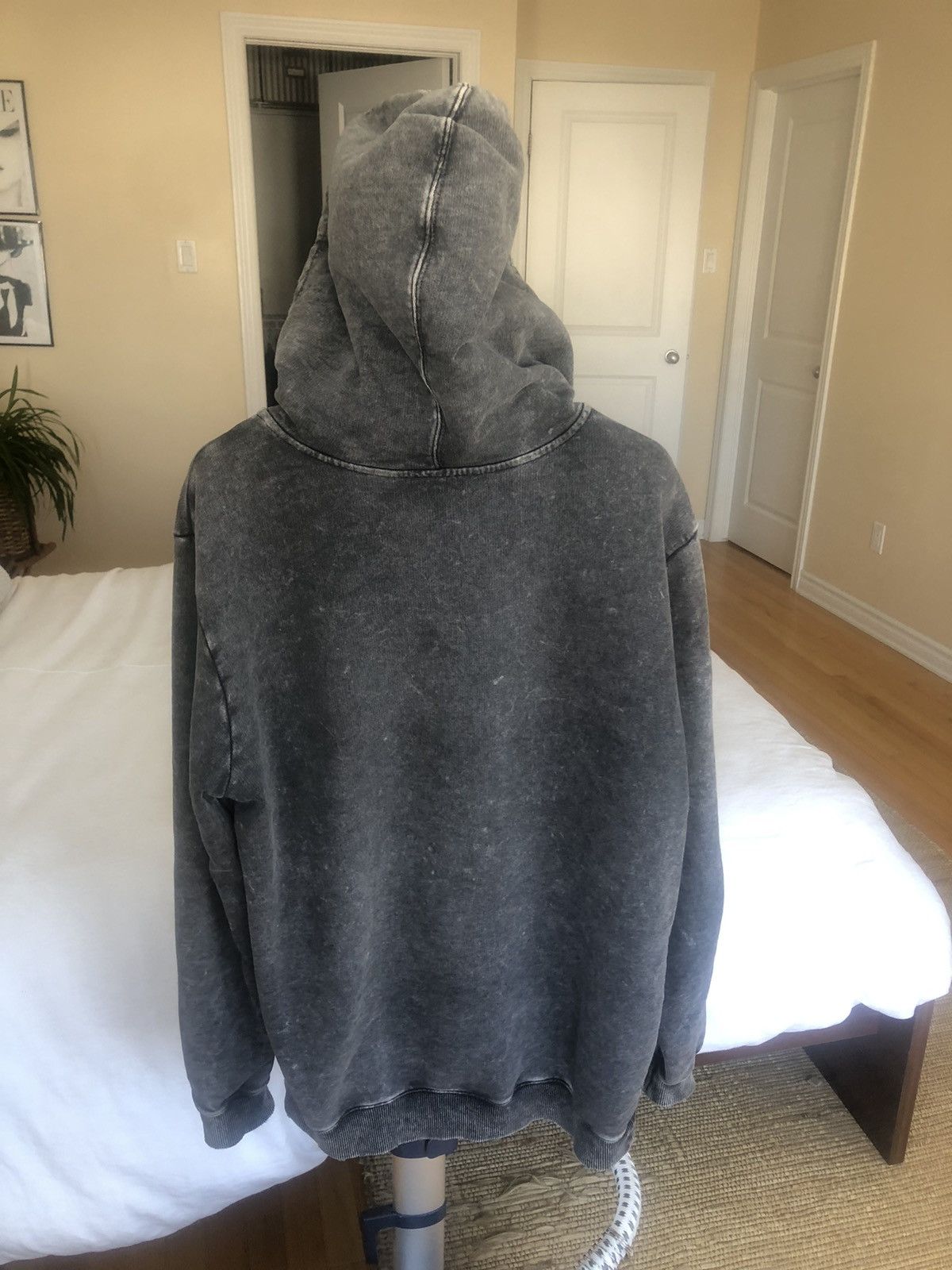 Hedi Slimane × Saint Laurent Paris Saint Laurent Grey Logo Hoodie size small Size US S / EU 44-46 / 1 - 8 Thumbnail